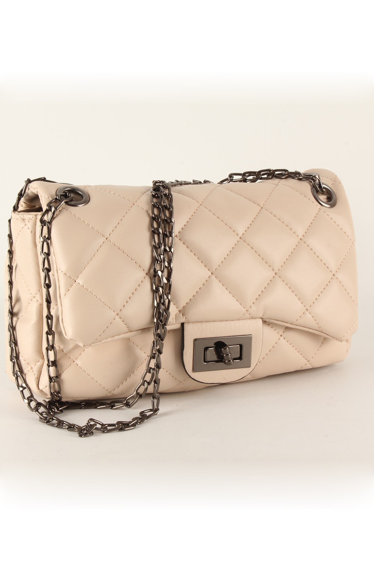 LWE20385-SLuwweLuwwe Bag'sKadın Zincir Askılı Kapitone Omuz Çantası (20385)