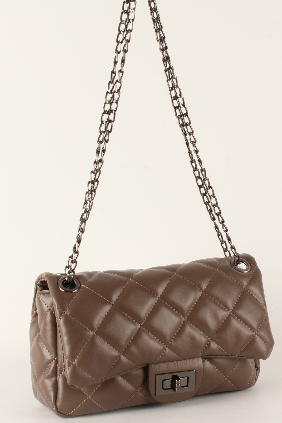 LWE20385-SLuwweLuwwe Bag'sKadın Zincir Askılı Kapitone Omuz Çantası (20385)