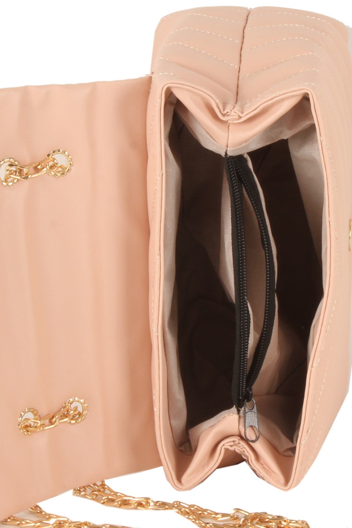 LWE20351-SLuwweLuwwe Bag'sKadın Zincir Askılı Kapitone Omuz Çantası (20351)