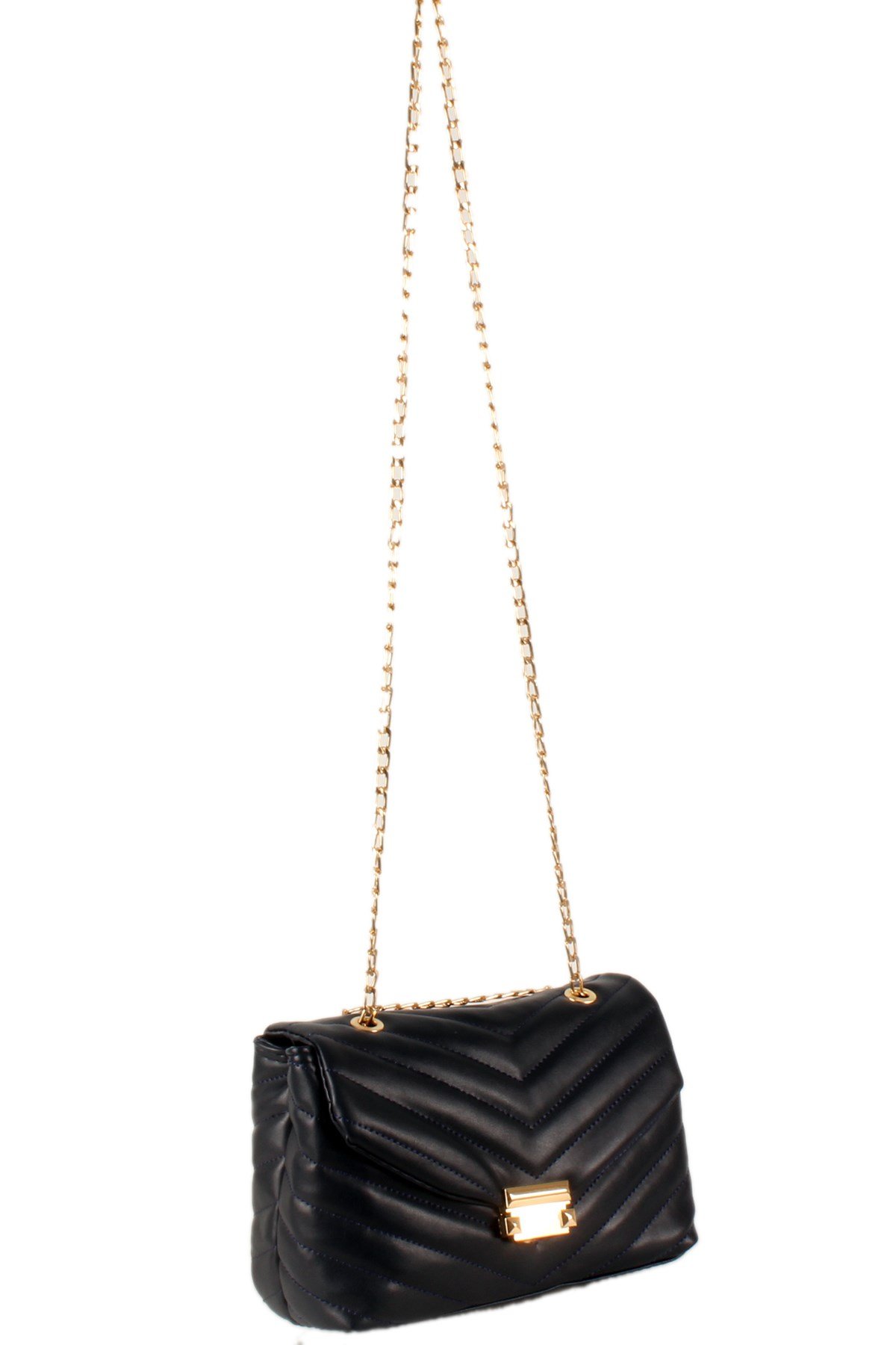 LWE20351-SLuwweLuwwe Bag'sKadın Zincir Askılı Kapitone Omuz Çantası (20351)