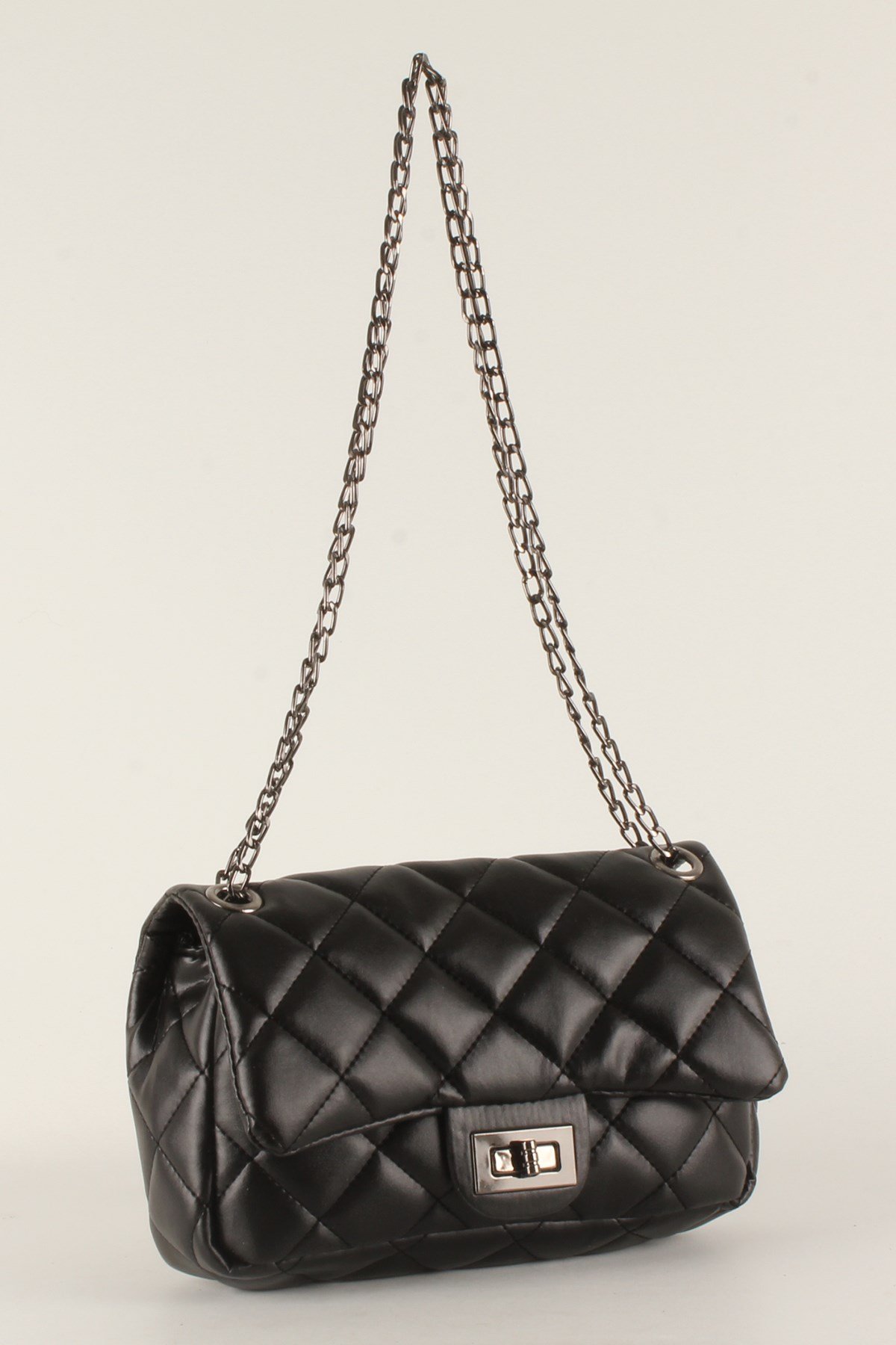 LWE20385-SLuwweLuwwe Bag'sKadın Zincir Askılı Kapitone Omuz Çantası (20385)