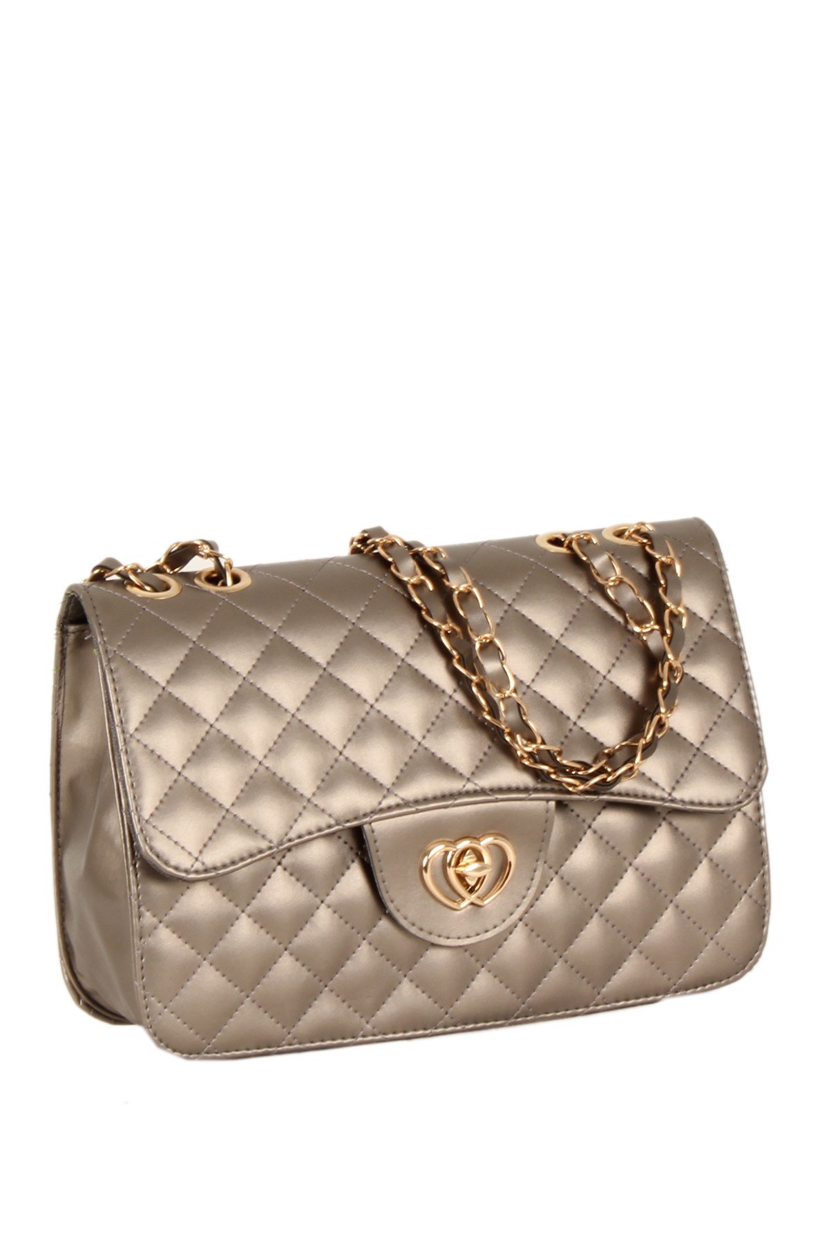 LWE20364-SLuwweLuwwe Bag'sKadın Zincir Askılı Kapitone Omuz Çantası (20364)