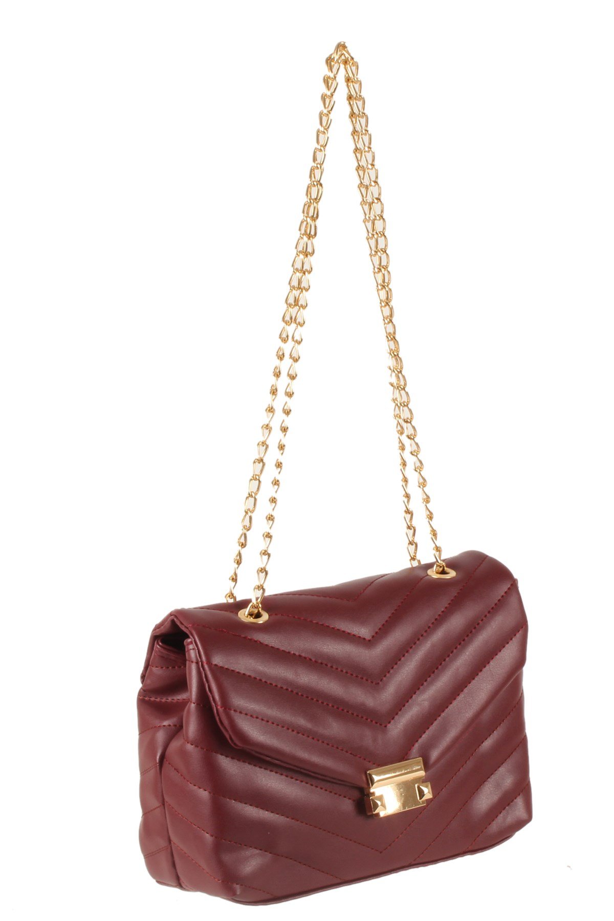 LWE20351-SLuwweLuwwe Bag'sKadın Zincir Askılı Kapitone Omuz Çantası (20351)