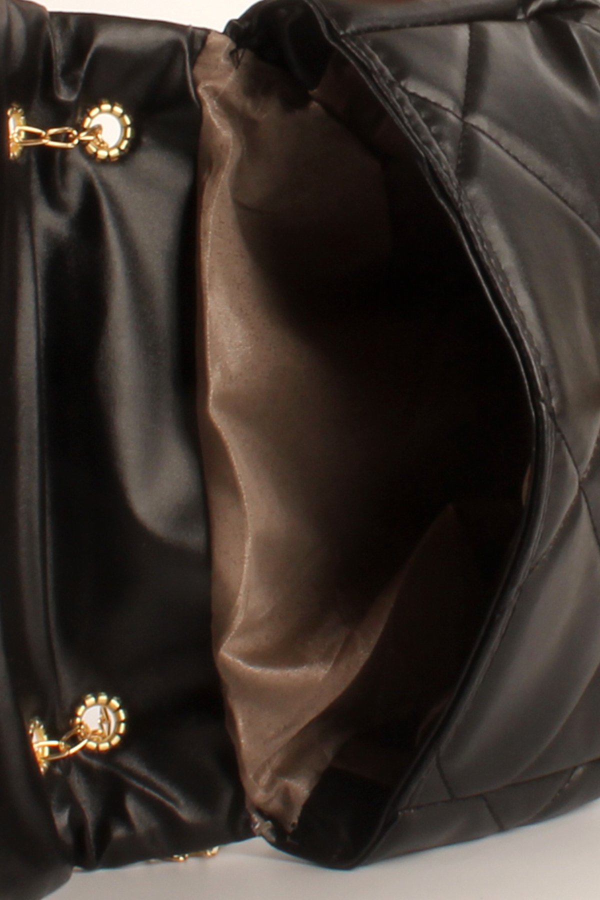 LWE20690-SyhMusabLuwwe Bag'sKadın Zincir Askılı Kapitoneli Kilitli Kapama Omuz Çantası (20690)