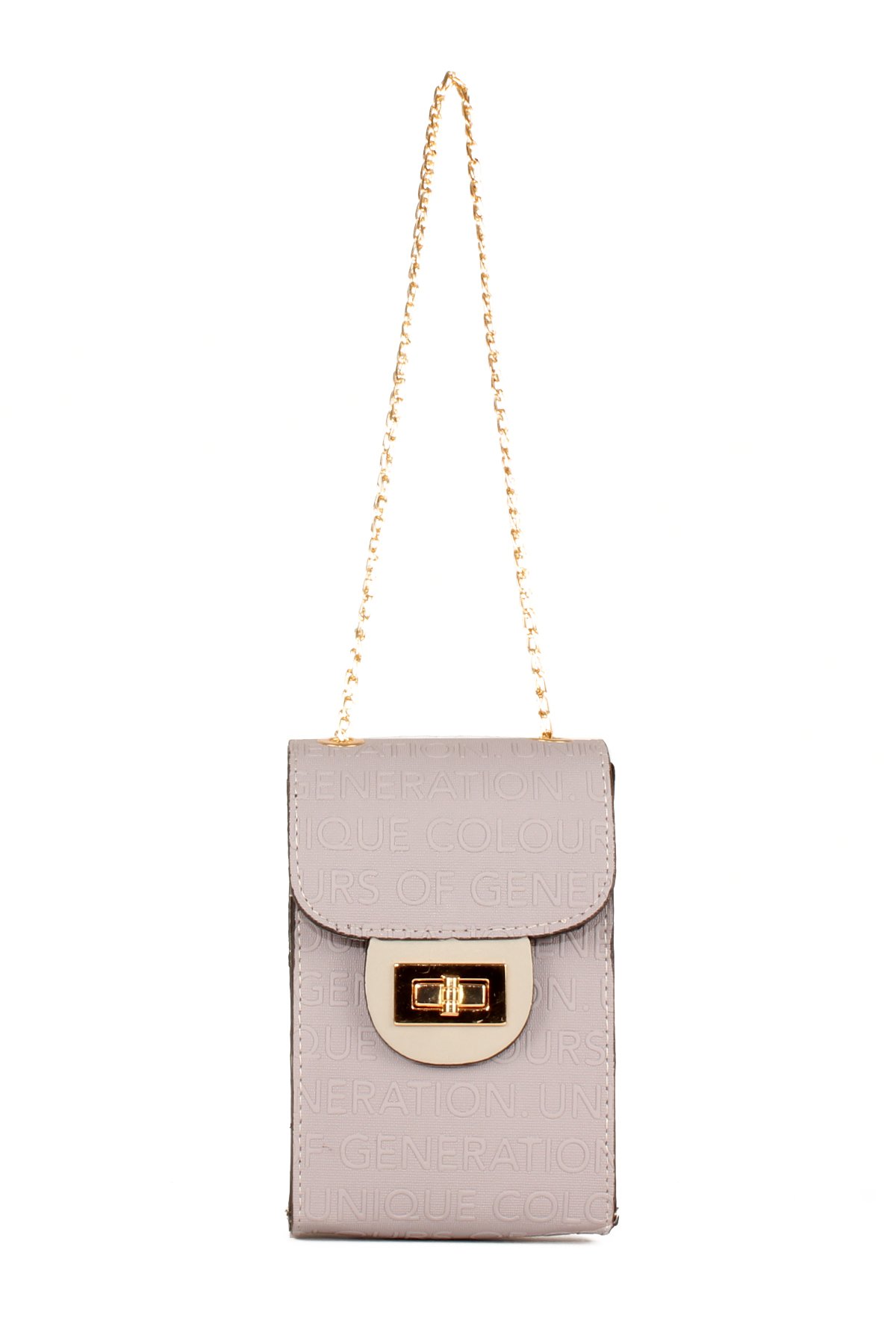 LWE20621-SyhTalhaLuwwe Bag'sKadın Zincir Askılı Midi Boy Omuz Çantası (20621)