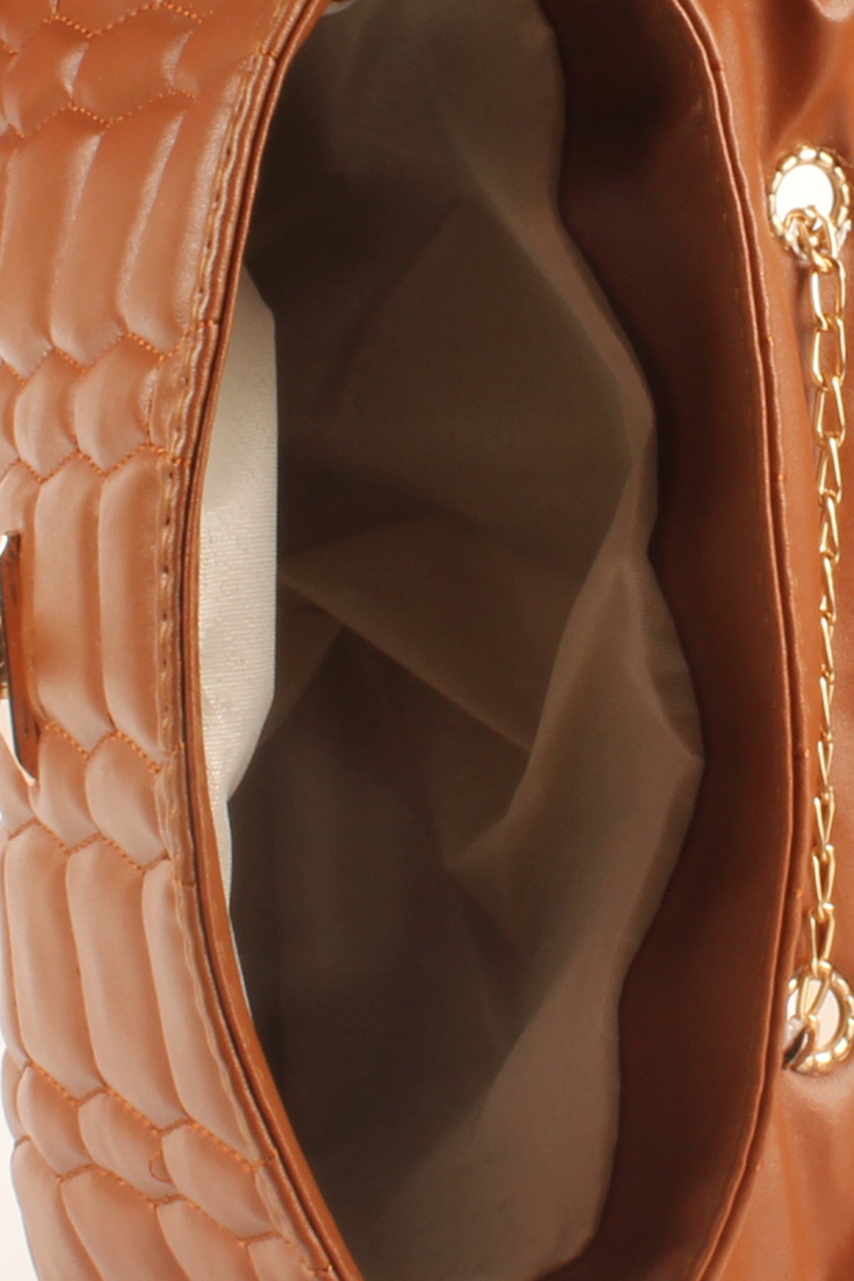 LWE20713-SyhTalhaLuwwe Bag'sKadın Zincir Askılı Nakışlı Kilitli Kapama Omuz Çantası (20713)