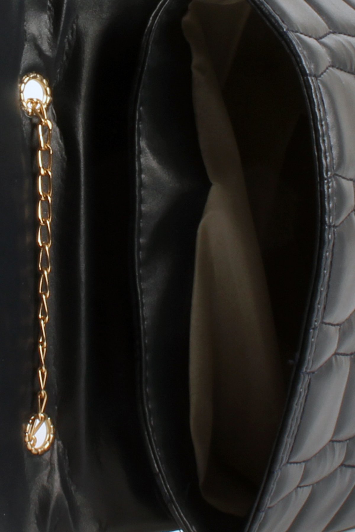 LWE20713-SyhTalhaLuwwe Bag'sKadın Zincir Askılı Nakışlı Kilitli Kapama Omuz Çantası (20713)