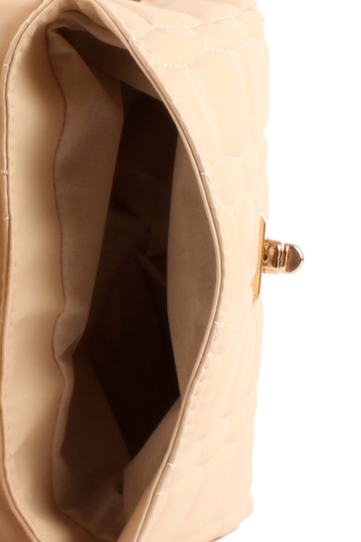 LWE20713-SyhTalhaLuwwe Bag'sKadın Zincir Askılı Nakışlı Kilitli Kapama Omuz Çantası (20713)