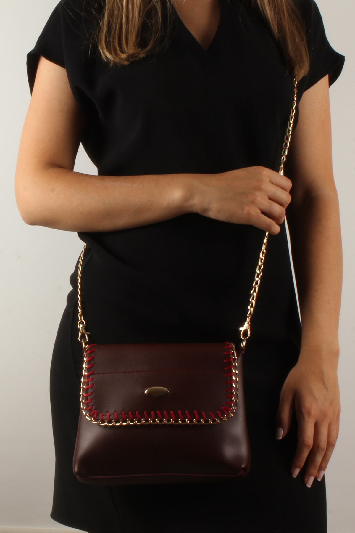 LWE20374-SLuwweLuwwe Bag'sKadın Zincir Askılı Omuz Çantası (20374)