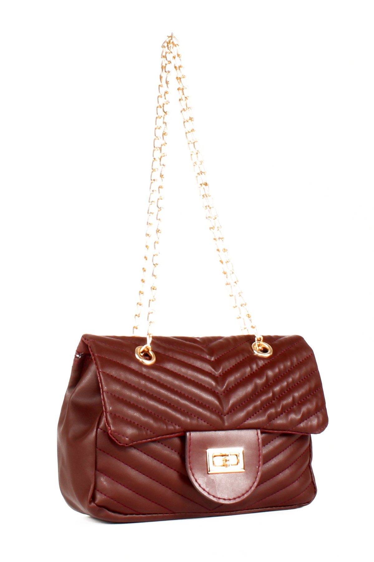 LWE20600-STalhaLuwwe Bag'sKadın Zincir Askılı Omuz Çantası (20600)