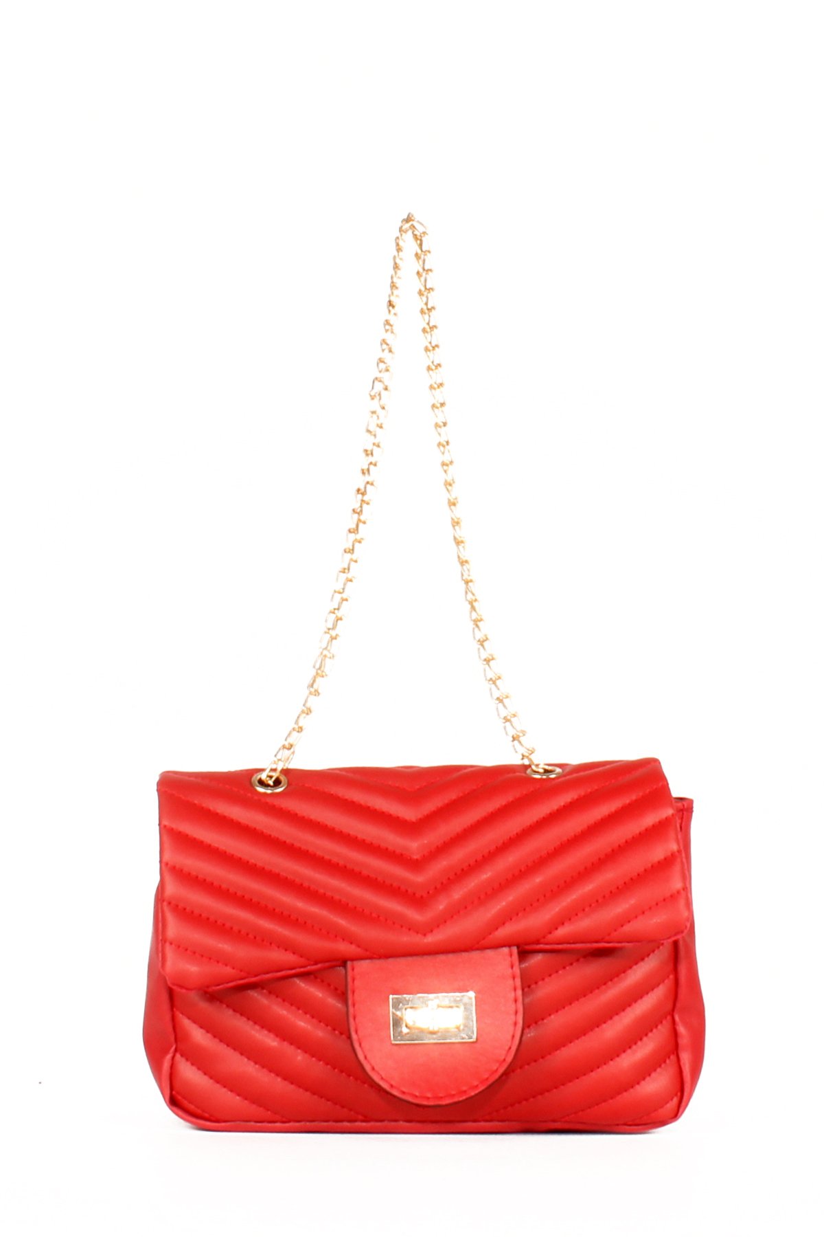 LWE20600-STalhaLuwwe Bag'sKadın Zincir Askılı Omuz Çantası (20600)