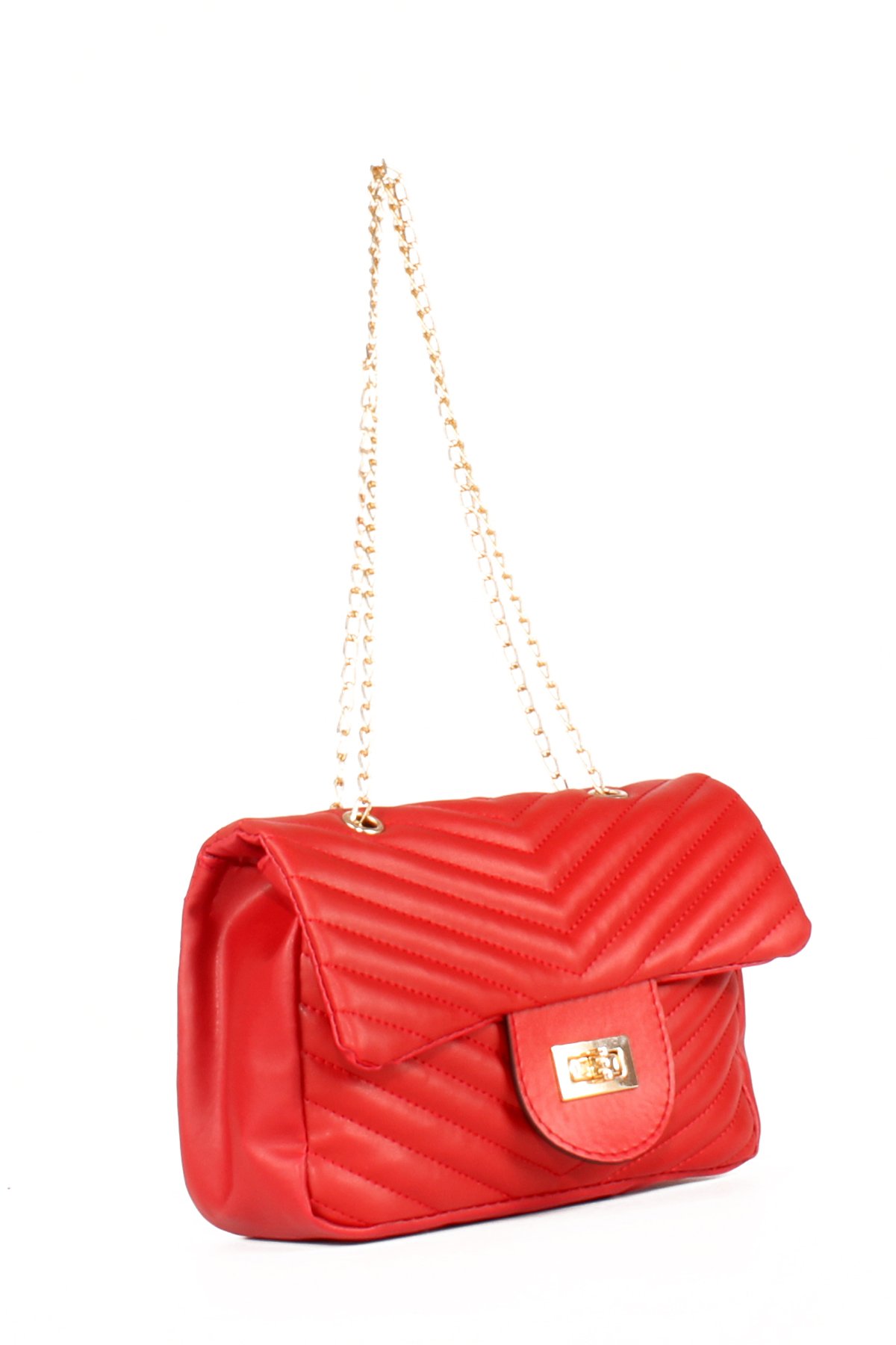 LWE20600-STalhaLuwwe Bag'sKadın Zincir Askılı Omuz Çantası (20600)