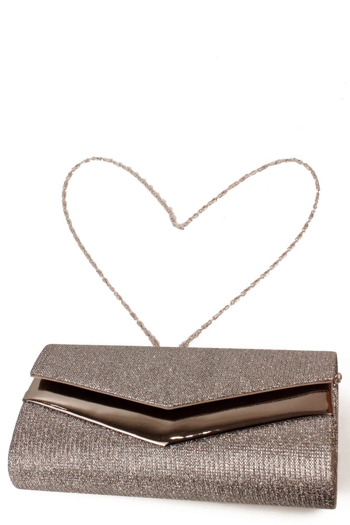 LWE10844-SyhTalhaLuwwe Bag'sKadın Zincir Askılı Simli Doku Kararmaz Aksesuar Özel Gün Abiye - Porföy El ve Omuz Çantası (10844)