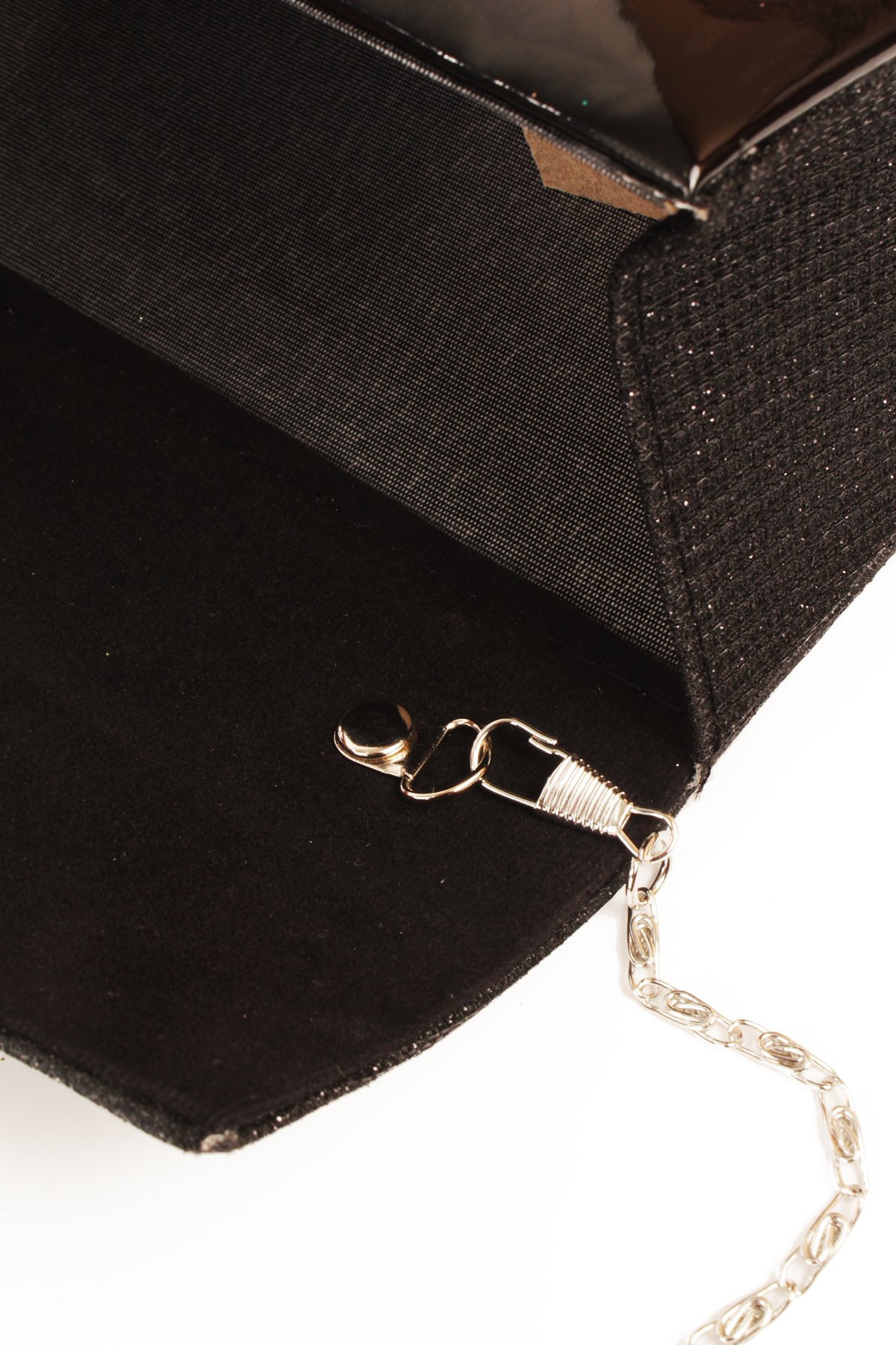 LWE10844-SyhTalhaLuwwe Bag'sKadın Zincir Askılı Simli Doku Kararmaz Aksesuar Özel Gün Abiye - Porföy El ve Omuz Çantası (10844)