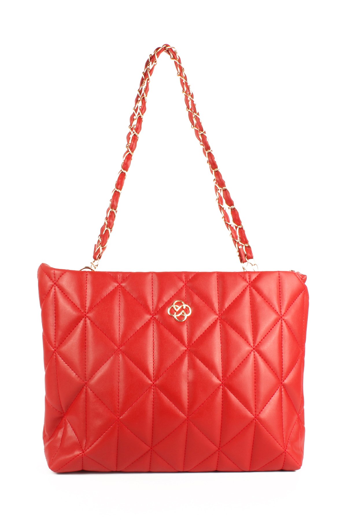 LWE10599-SOsmanlıLuwwe Bag'sKadın Zincir Deri Askılı Kapitone Omuz Çantası (10599)