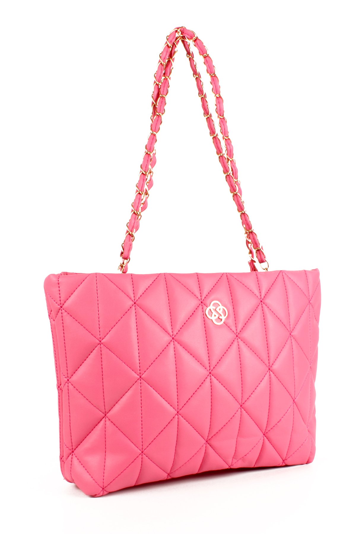 LWE10599-SOsmanlıLuwwe Bag'sKadın Zincir Deri Askılı Kapitone Omuz Çantası (10599)