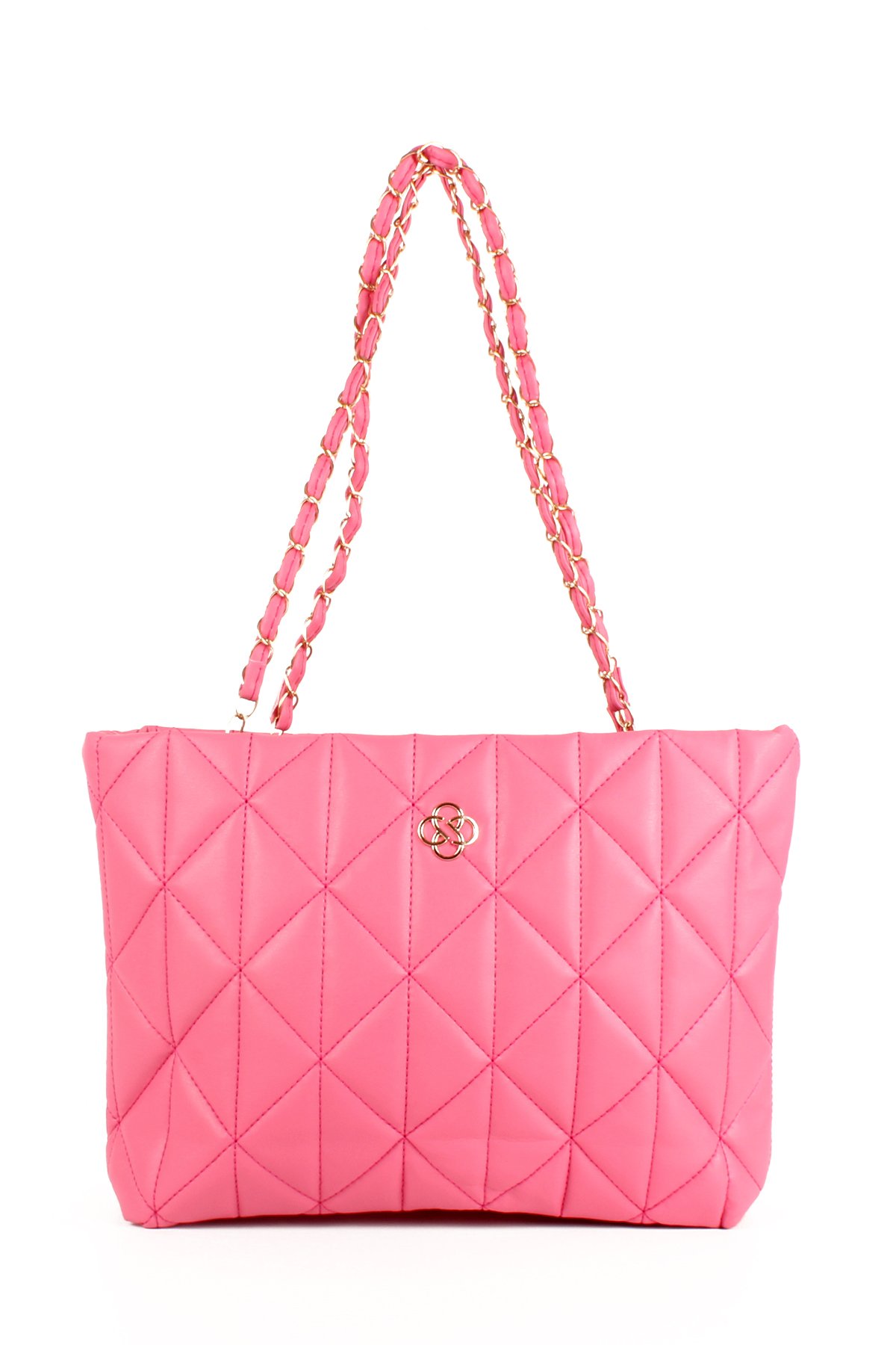 LWE10599-SOsmanlıLuwwe Bag'sKadın Zincir Deri Askılı Kapitone Omuz Çantası (10599)