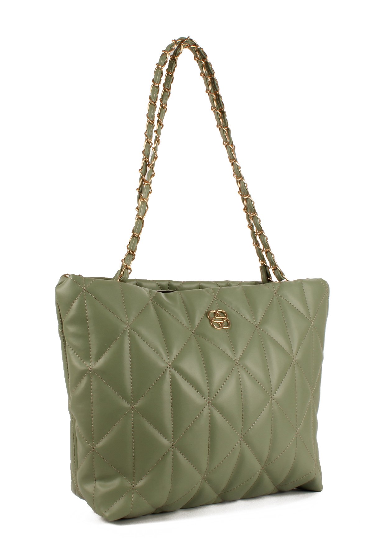 LWE10599-SOsmanlıLuwwe Bag'sKadın Zincir Deri Askılı Kapitone Omuz Çantası (10599)