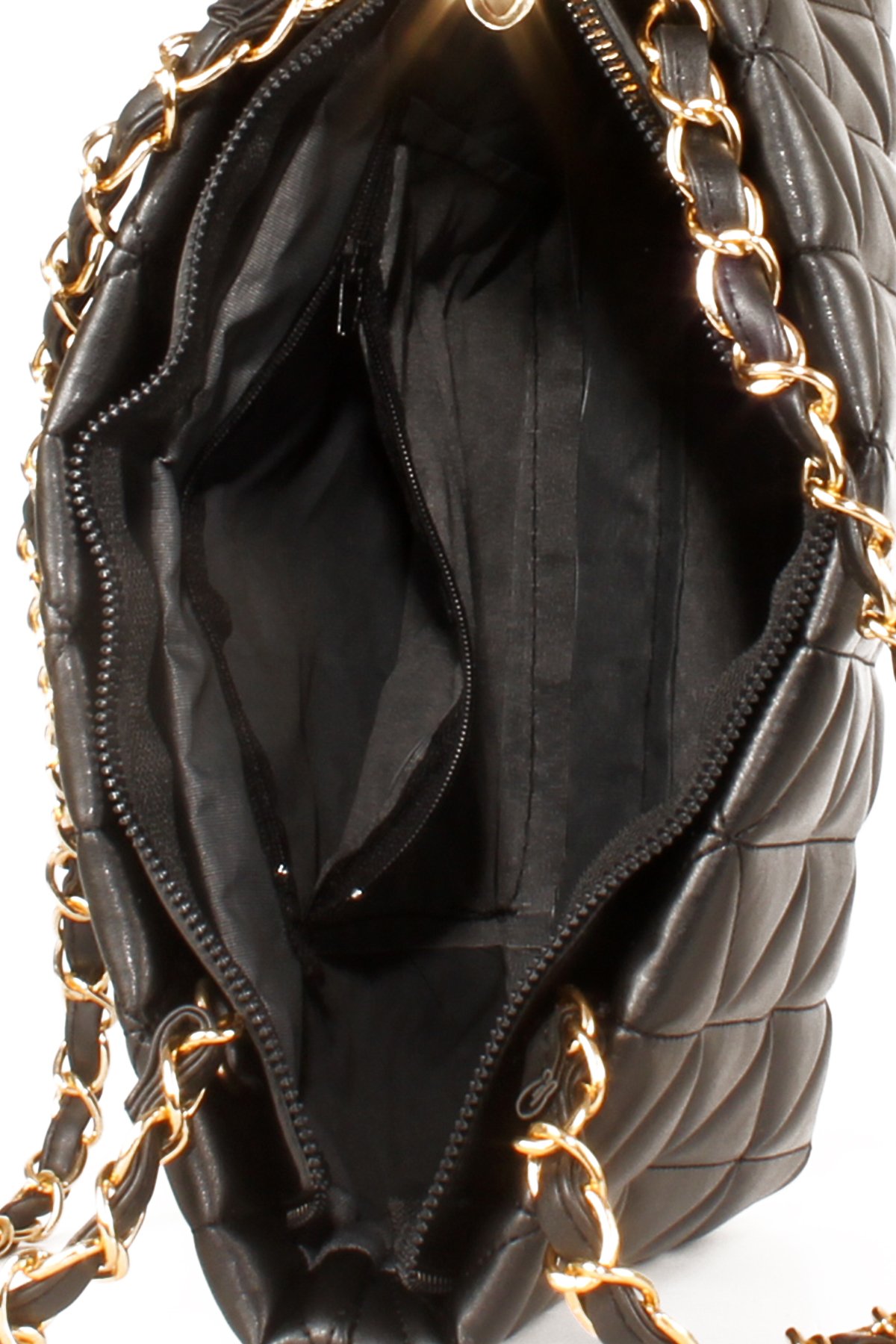 LWE10599-SOsmanlıLuwwe Bag'sKadın Zincir Deri Askılı Kapitone Omuz Çantası (10599)