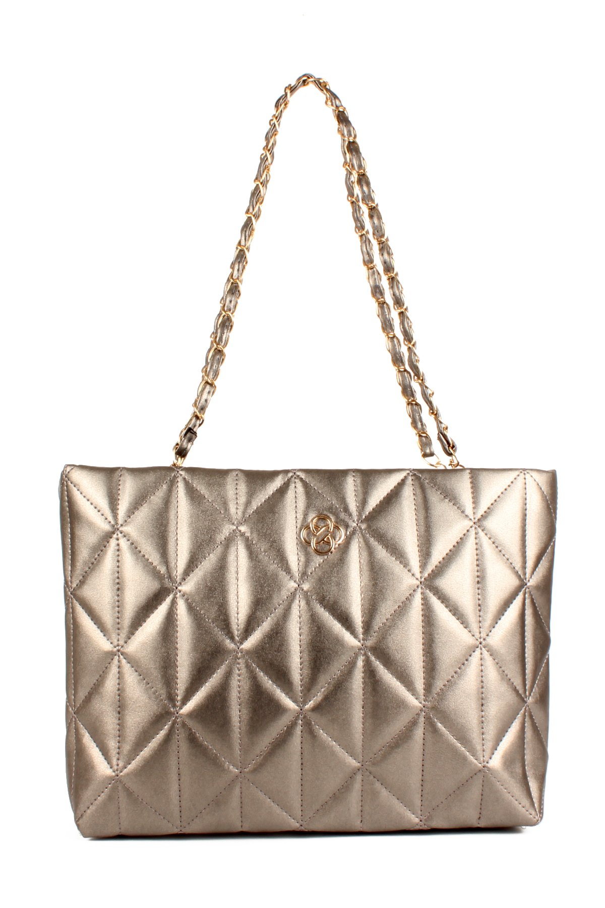 LWE10599-SOsmanlıLuwwe Bag'sKadın Zincir Deri Askılı Kapitone Omuz Çantası (10599)