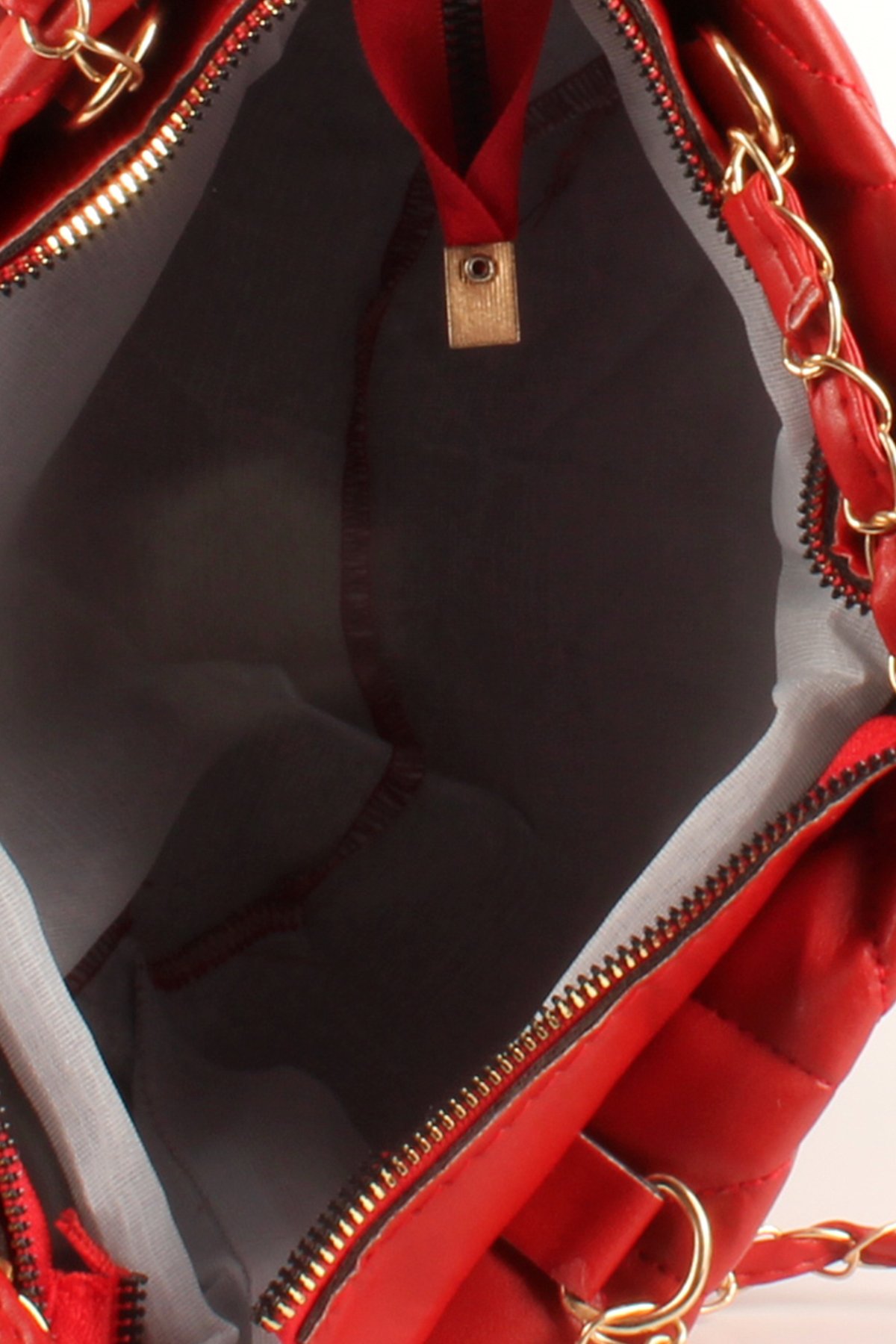 LWE10599-SOsmanlıLuwwe Bag'sKadın Zincir Deri Askılı Kapitone Omuz Çantası (10599)