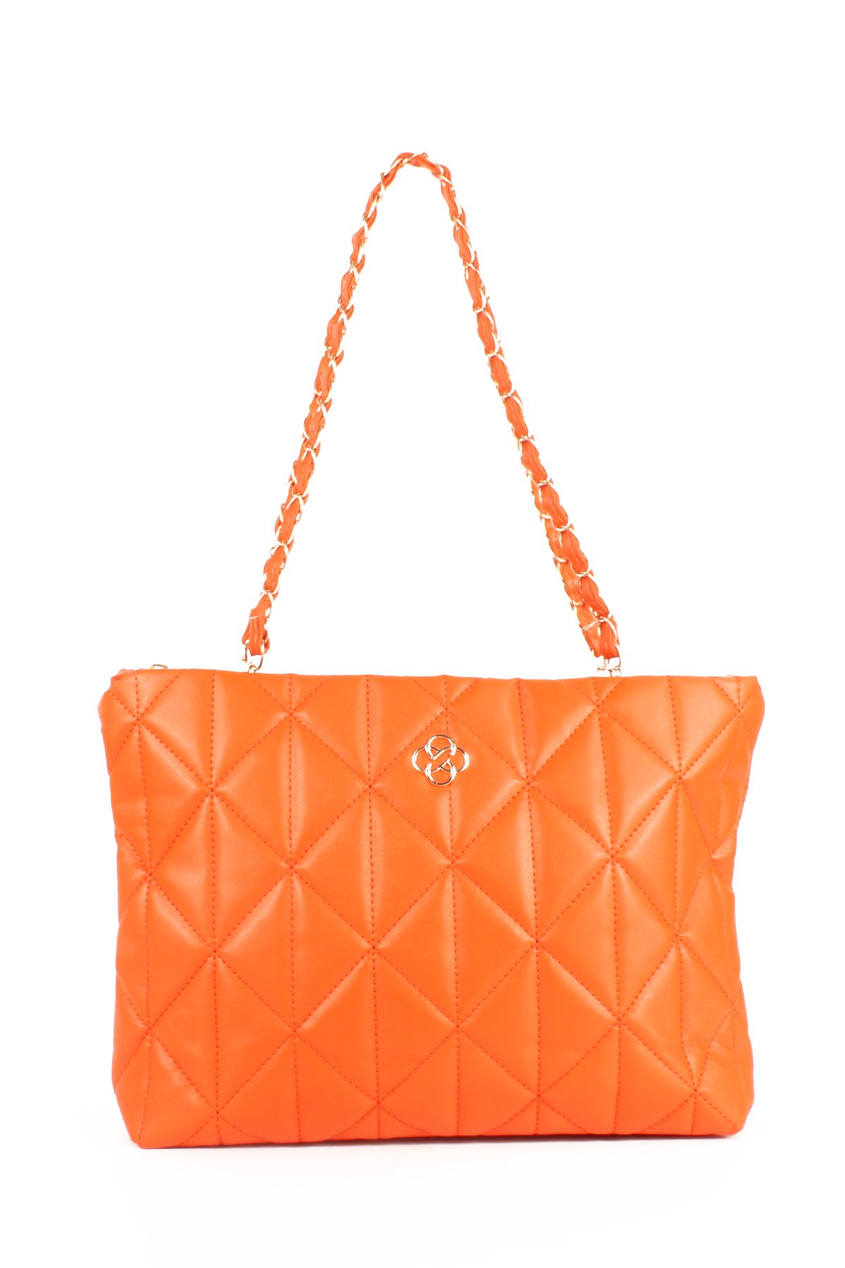 LWE10599-SOsmanlıLuwwe Bag'sKadın Zincir Deri Askılı Kapitone Omuz Çantası (10599)