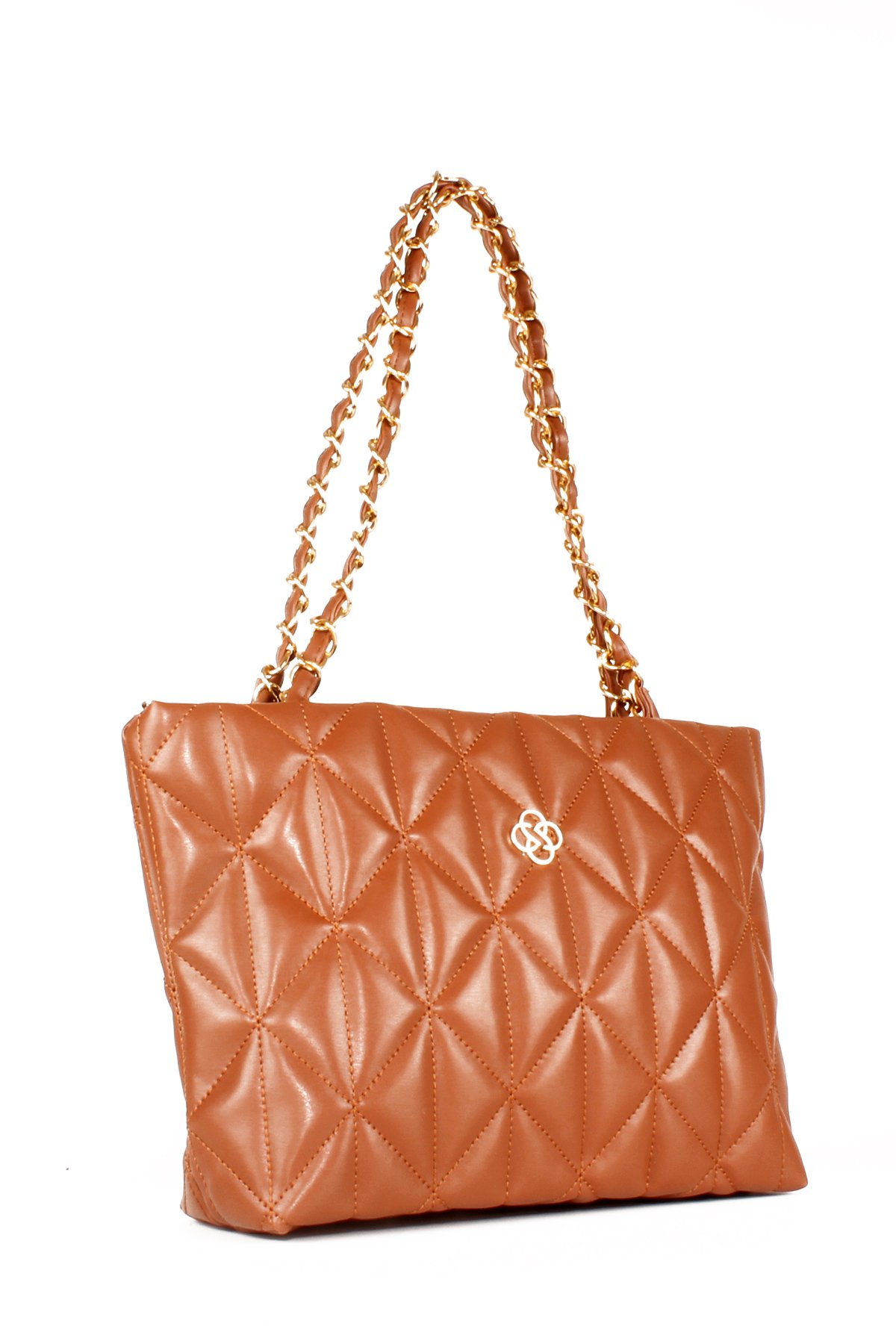 LWE10599-SOsmanlıLuwwe Bag'sKadın Zincir Deri Askılı Kapitone Omuz Çantası (10599)