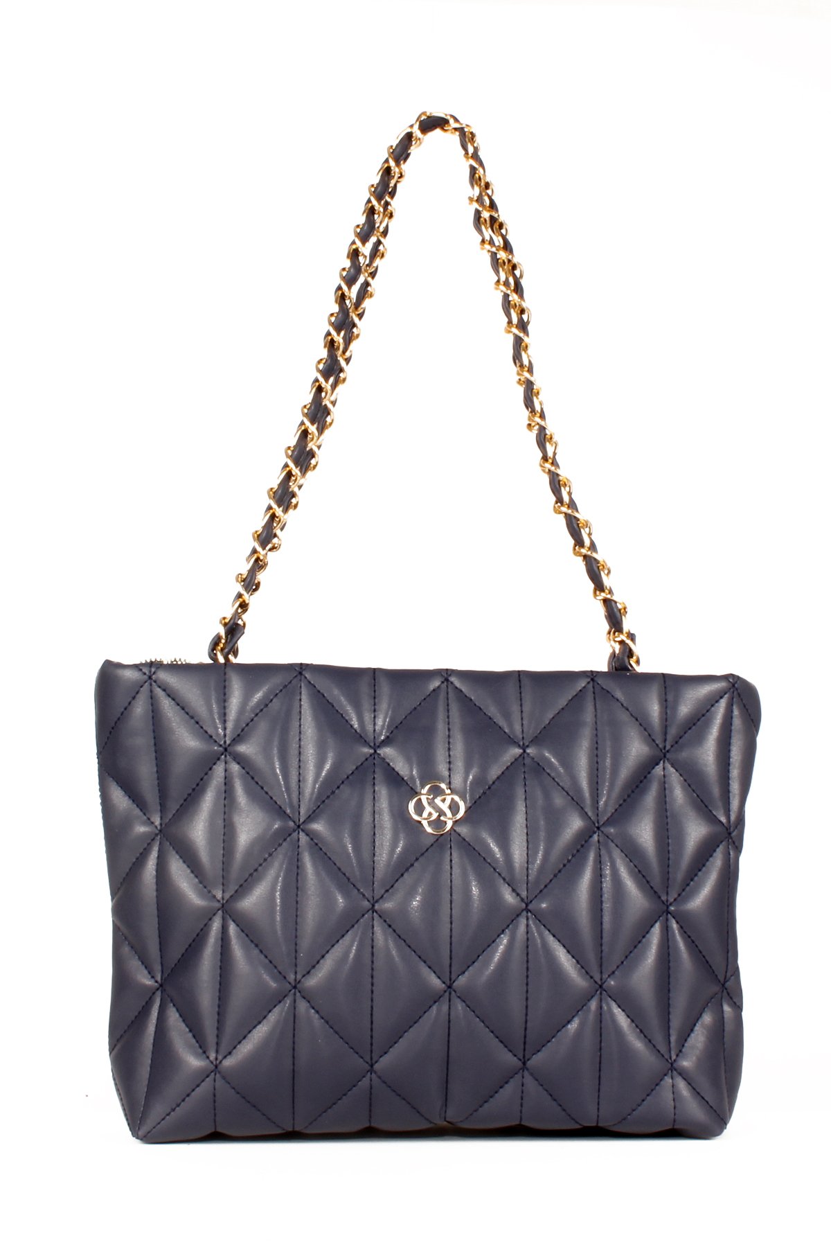 LWE10599-SOsmanlıLuwwe Bag'sKadın Zincir Deri Askılı Kapitone Omuz Çantası (10599)