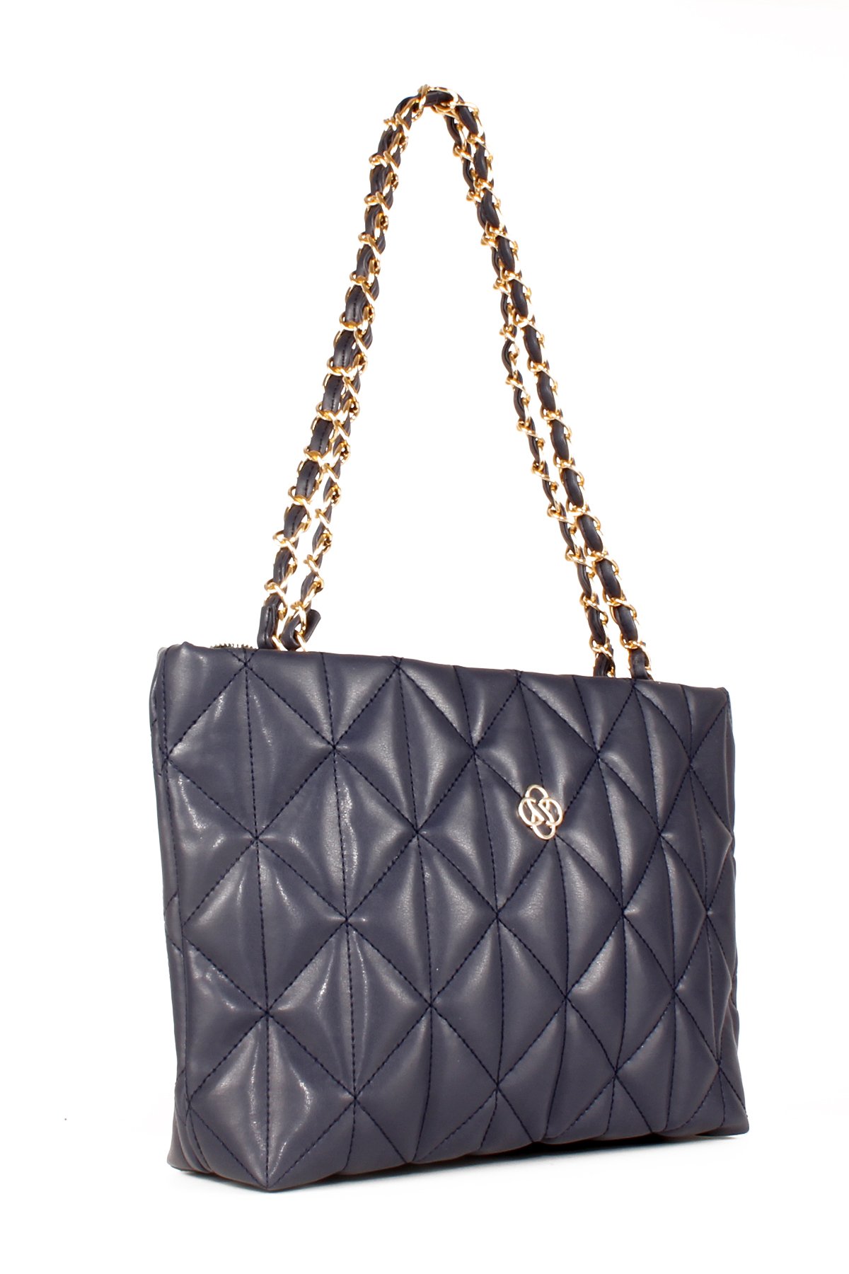 LWE10599-SOsmanlıLuwwe Bag'sKadın Zincir Deri Askılı Kapitone Omuz Çantası (10599)