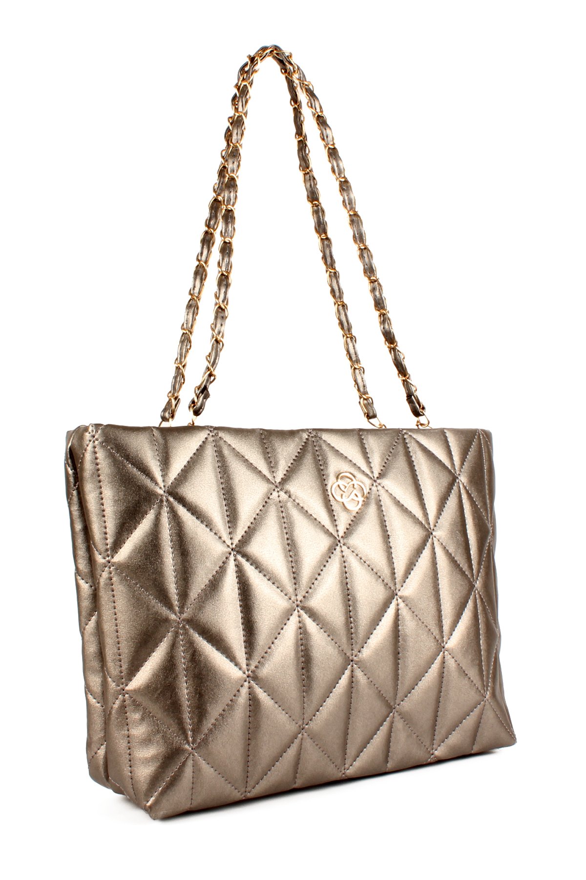 LWE10599-SOsmanlıLuwwe Bag'sKadın Zincir Deri Askılı Kapitone Omuz Çantası (10599)