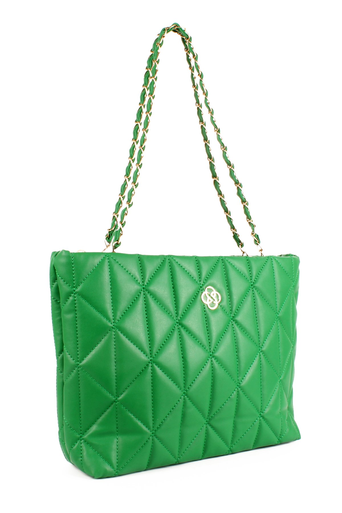 LWE10599-SOsmanlıLuwwe Bag'sKadın Zincir Deri Askılı Kapitone Omuz Çantası (10599)