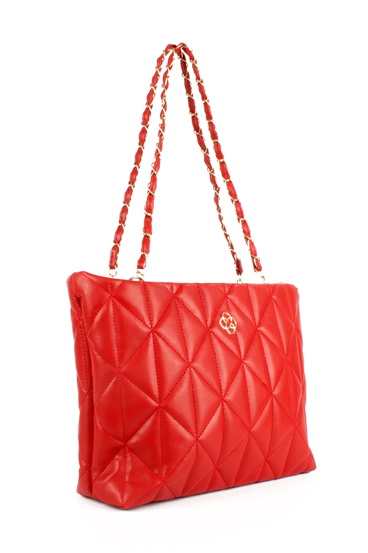 LWE10599-SOsmanlıLuwwe Bag'sKadın Zincir Deri Askılı Kapitone Omuz Çantası (10599)