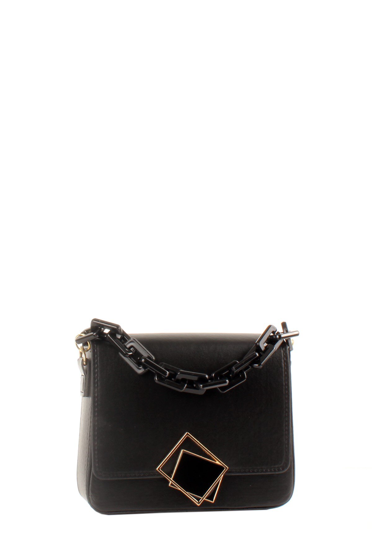 LWE20422-SLuwweLuwwe Bag'sKadın Zincir El Saplı Naturel Renk Kare El ve Omuz Çantası (20422)