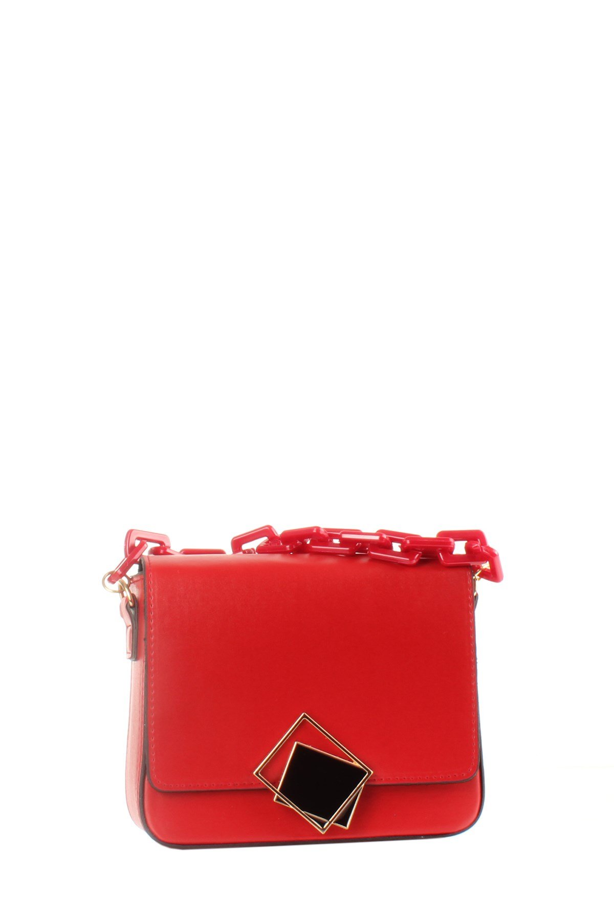 LWE20422-SLuwweLuwwe Bag'sKadın Zincir El Saplı Naturel Renk Kare El ve Omuz Çantası (20422)