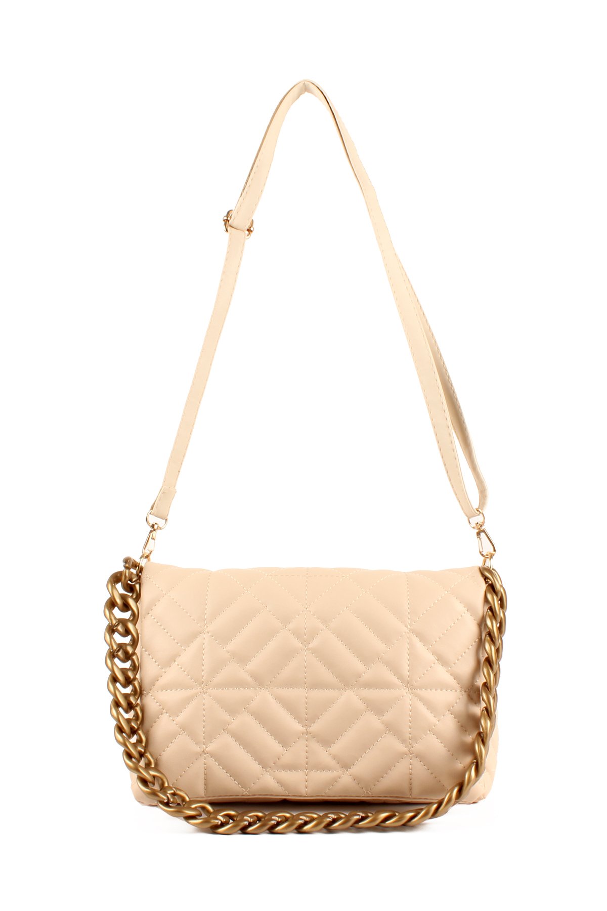 LWE10723-SyhTalhaLuwwe Bag'sKadın Zincir Saplı Omuz Askılı Nakışlı El ve Omuz Çantası (10723)