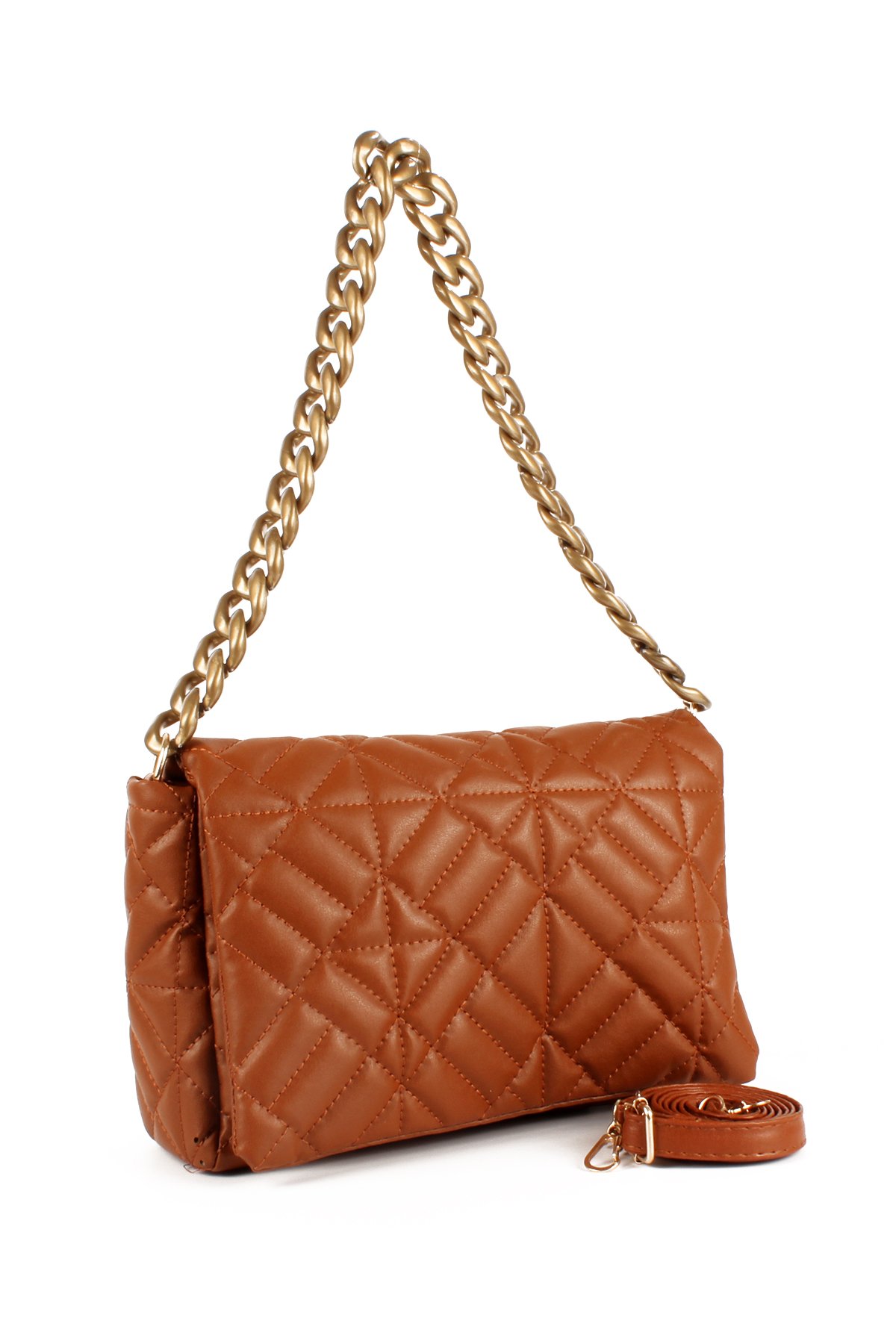 LWE10723-SyhTalhaLuwwe Bag'sKadın Zincir Saplı Omuz Askılı Nakışlı El ve Omuz Çantası (10723)