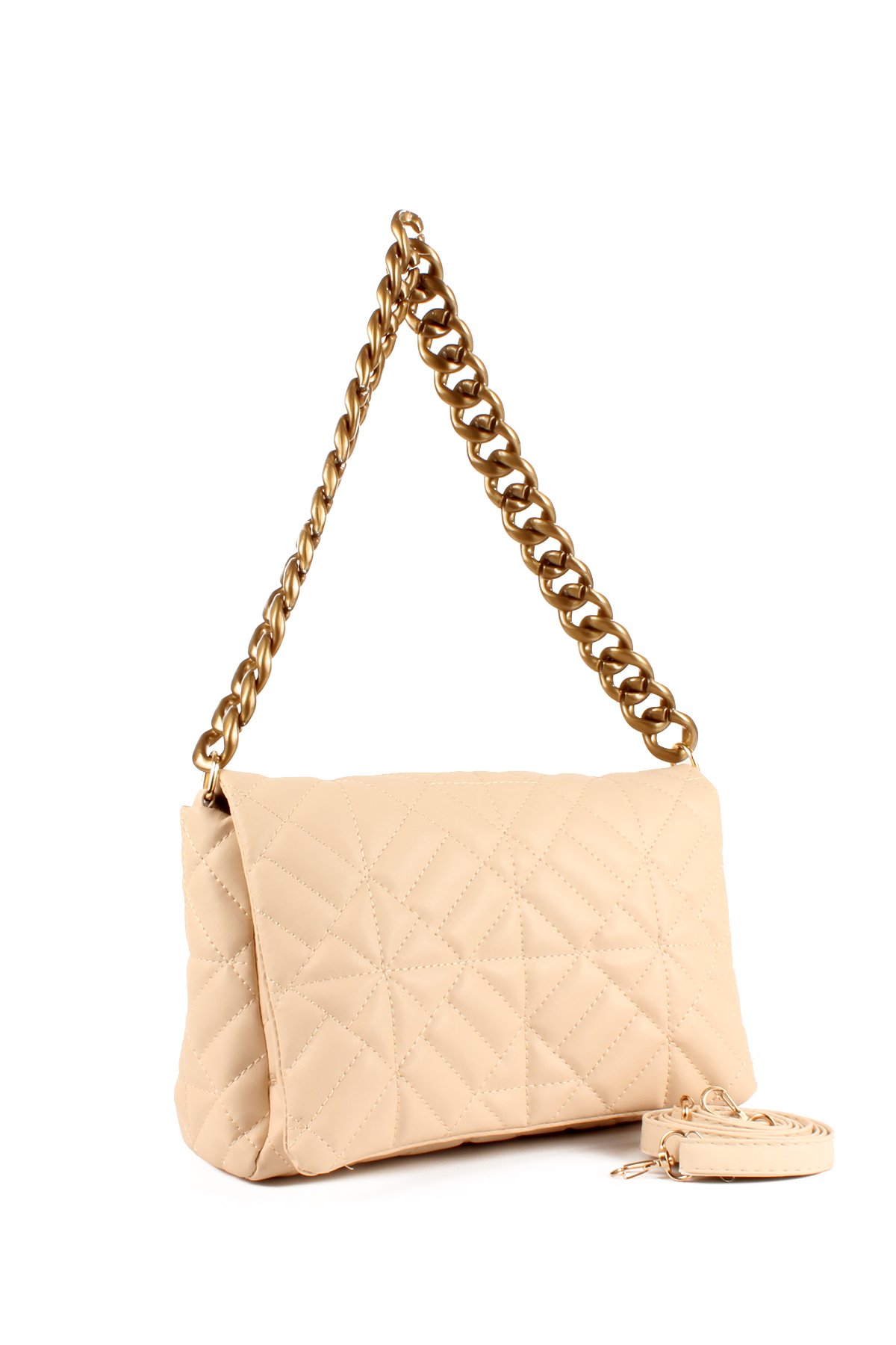 LWE10723-SyhTalhaLuwwe Bag'sKadın Zincir Saplı Omuz Askılı Nakışlı El ve Omuz Çantası (10723)