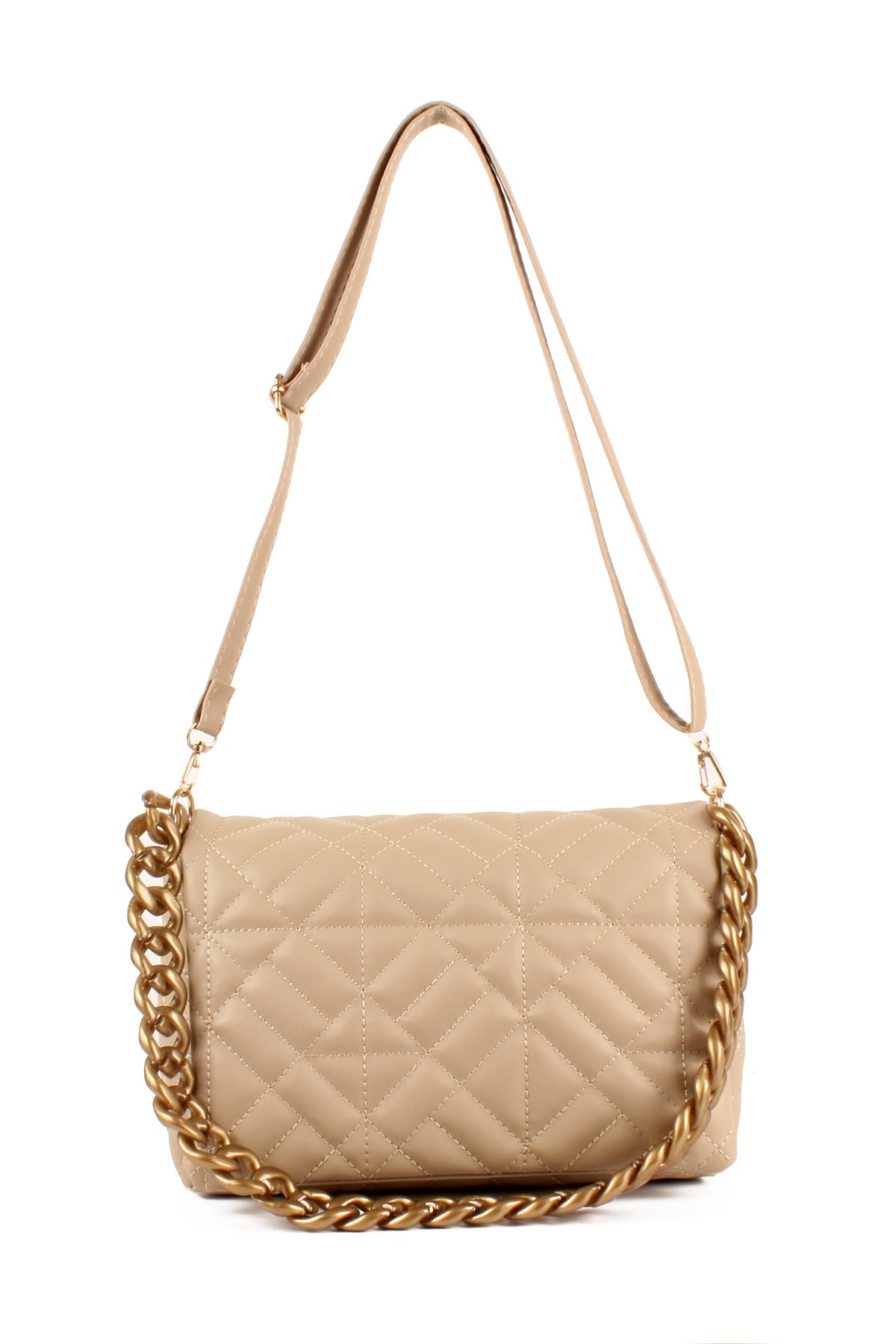 LWE10723-SyhTalhaLuwwe Bag'sKadın Zincir Saplı Omuz Askılı Nakışlı El ve Omuz Çantası (10723)