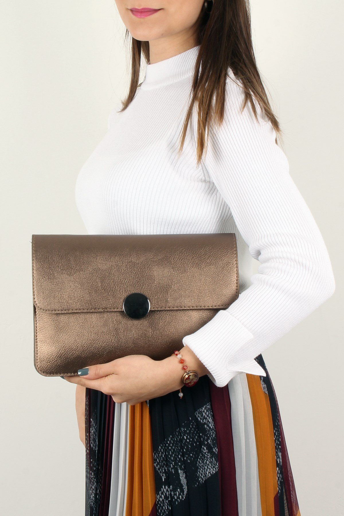 LWE20222-KHLuwweLuwwe Bag'sKahve-Kadın Portföy / Clutch Çanta (LWE20222-KH)