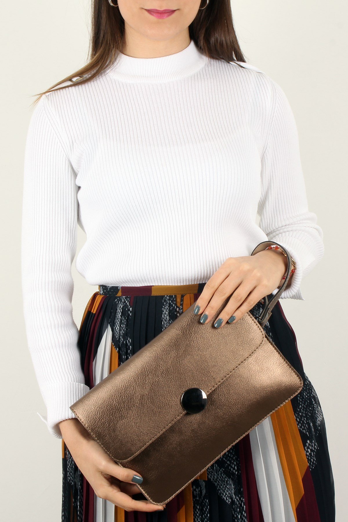 LWE20222-KHLuwweLuwwe Bag'sKahve-Kadın Portföy / Clutch Çanta (LWE20222-KH)