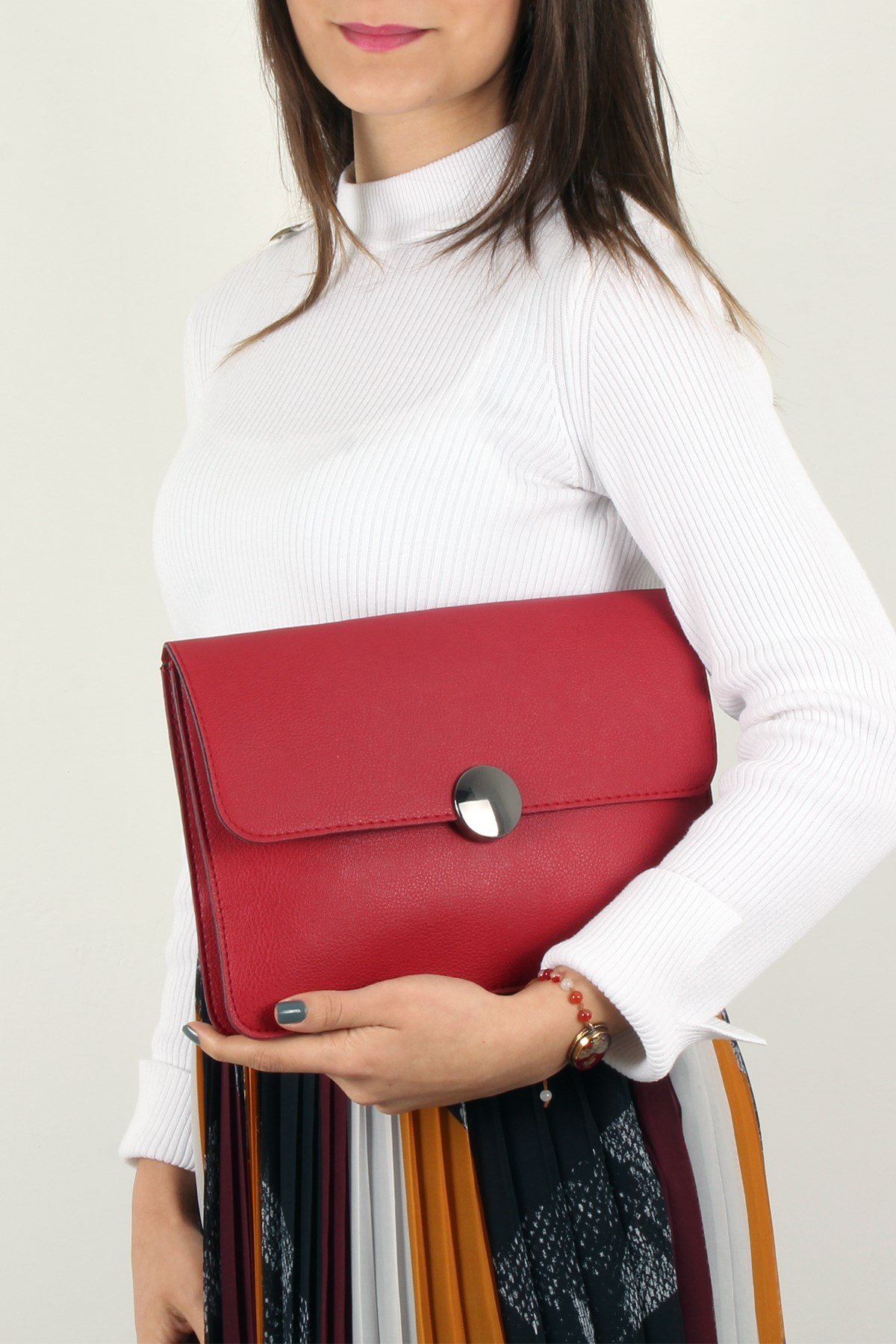 LWE20222-KLuwweLuwwe Bag'sKırmızı-Kadın Portföy / Clutch Çanta (LWE20222-K)