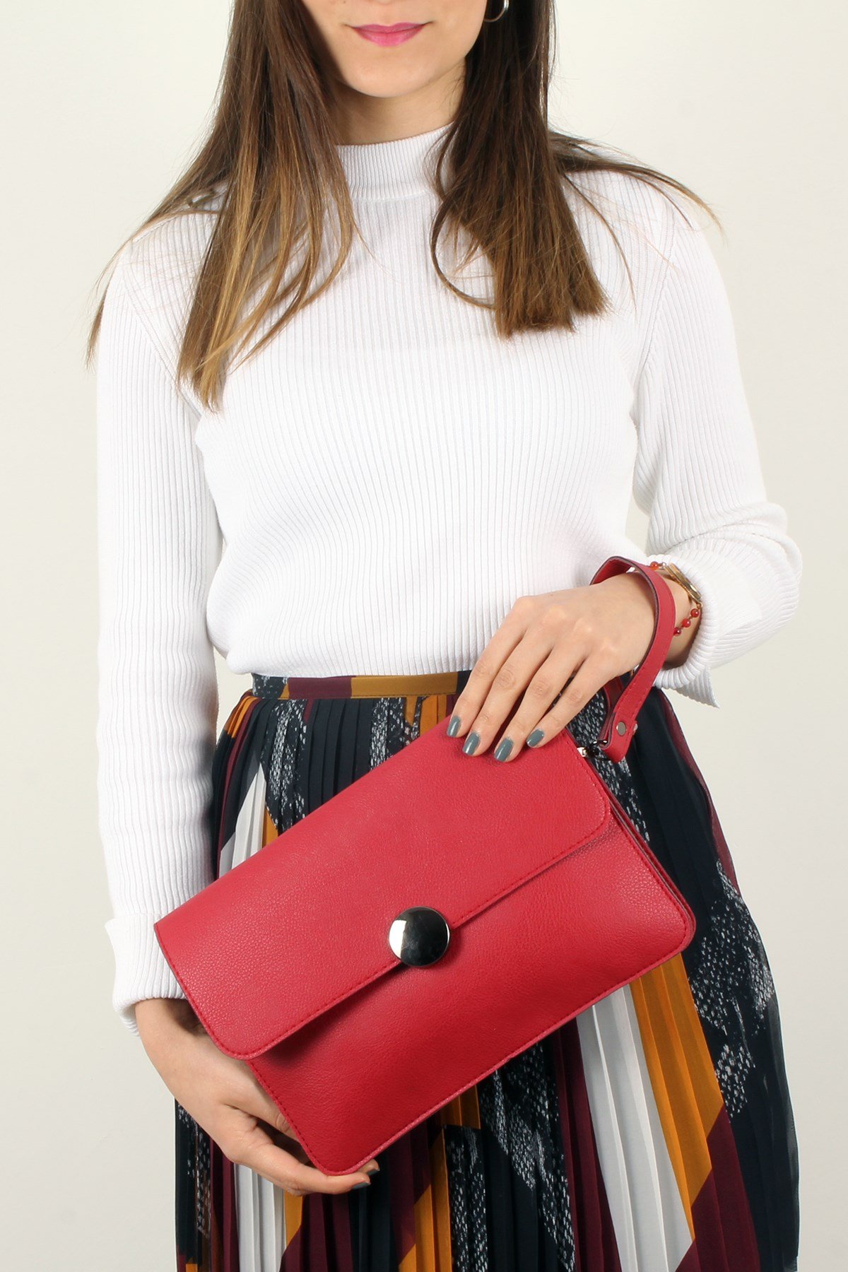 LWE20222-KLuwweLuwwe Bag'sKırmızı-Kadın Portföy / Clutch Çanta (LWE20222-K)