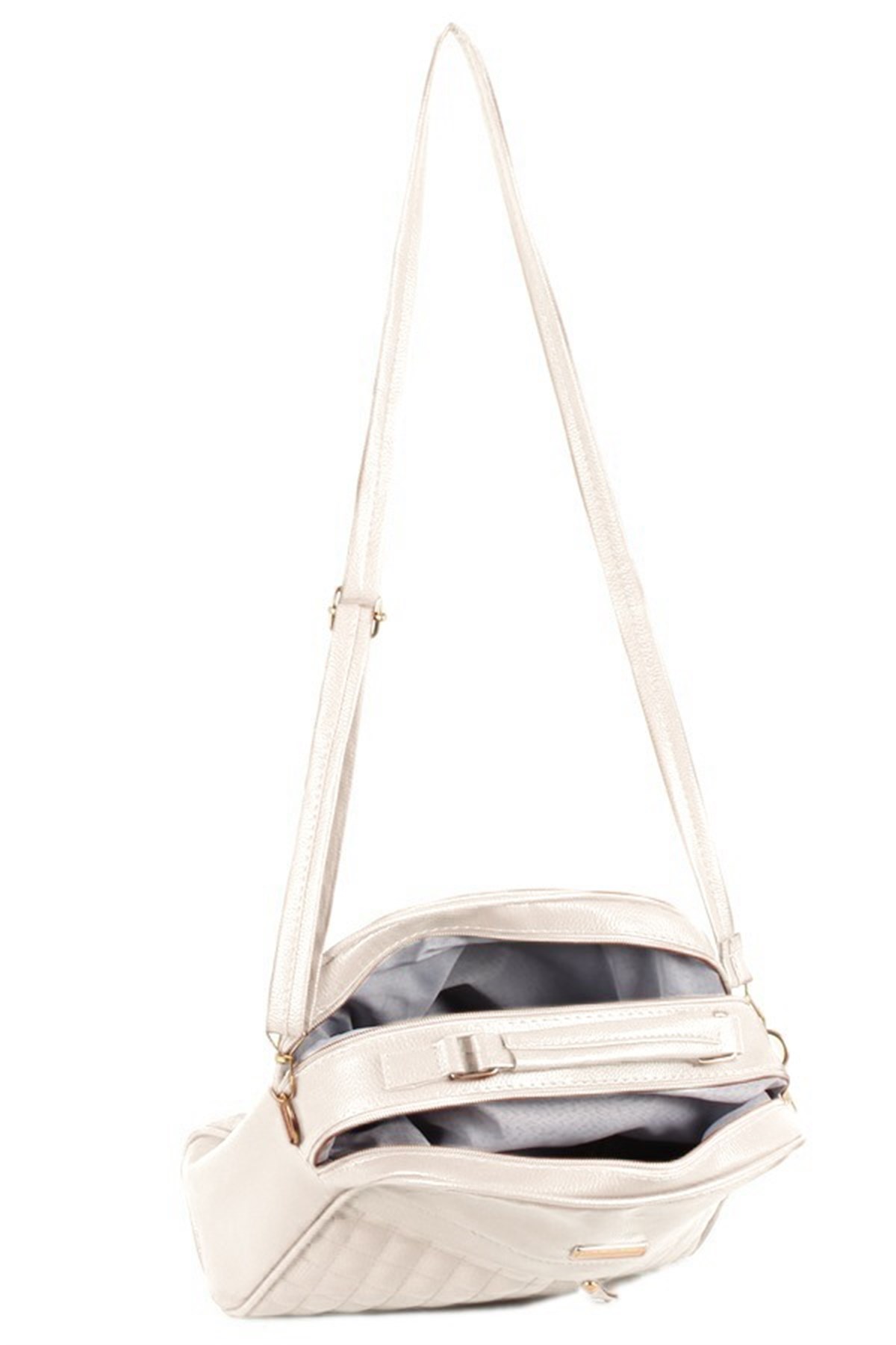 LWE20208-KrmLuwweLuwwe Bag'sKrem Kadın El ve Omuz Çantası (LWE20208-Krm)