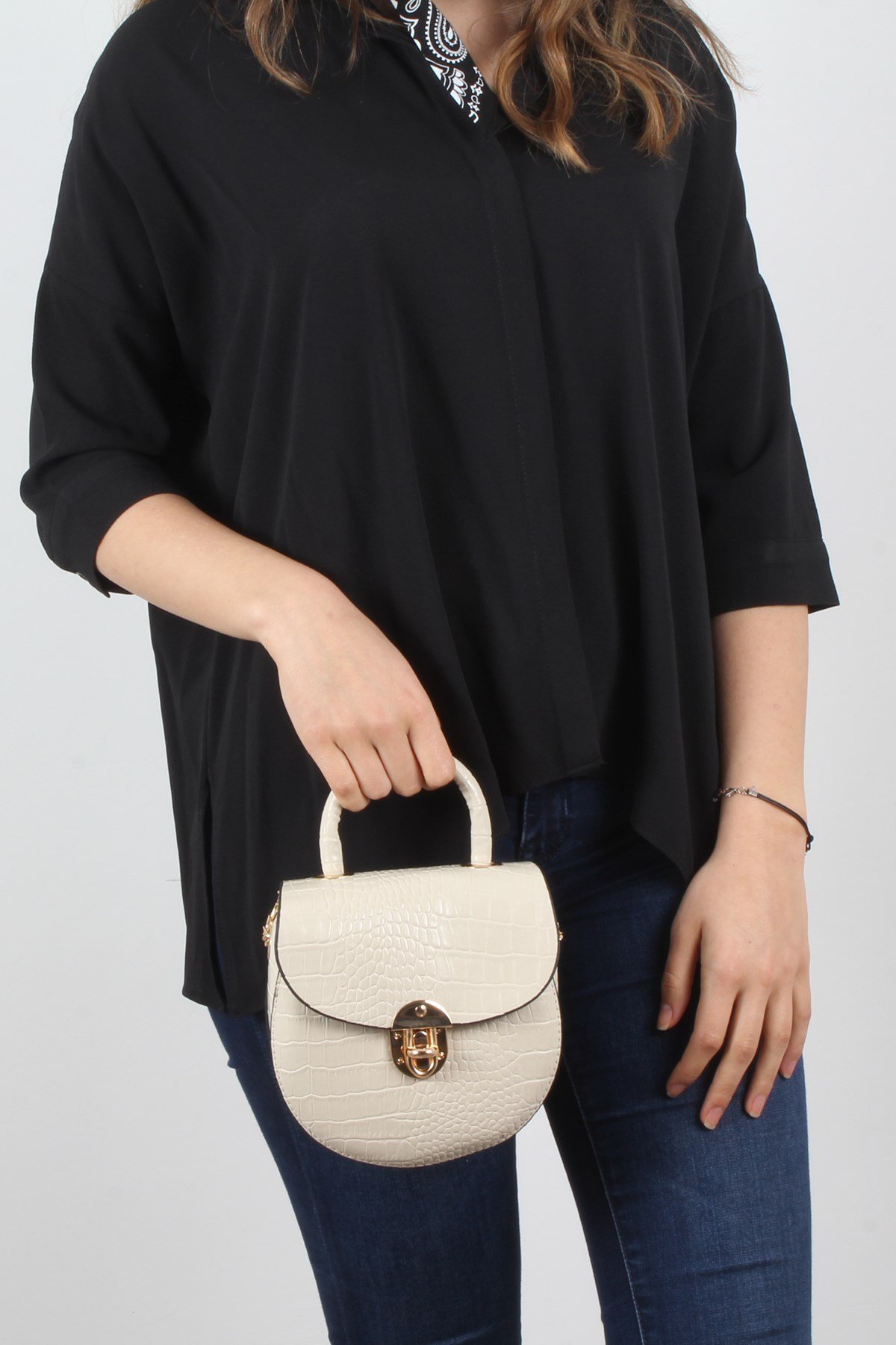 LWE20274-KrmLuwweLuwwe Bag'sKrem-Kadın El ve Omuz Çantası (LWE20274-Krm)