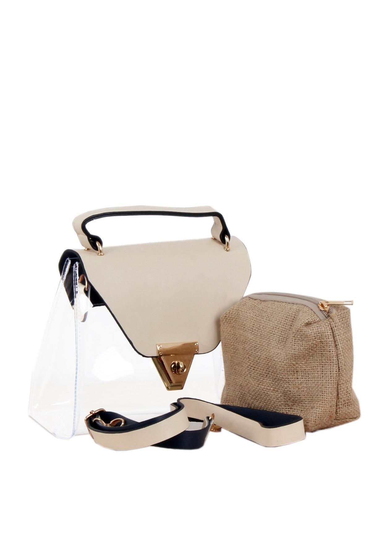 LWE20285-KrmLuwweLuwwe Bag'sKrem Kadın El ve Omuz Çantası (LWE20285-Krm)