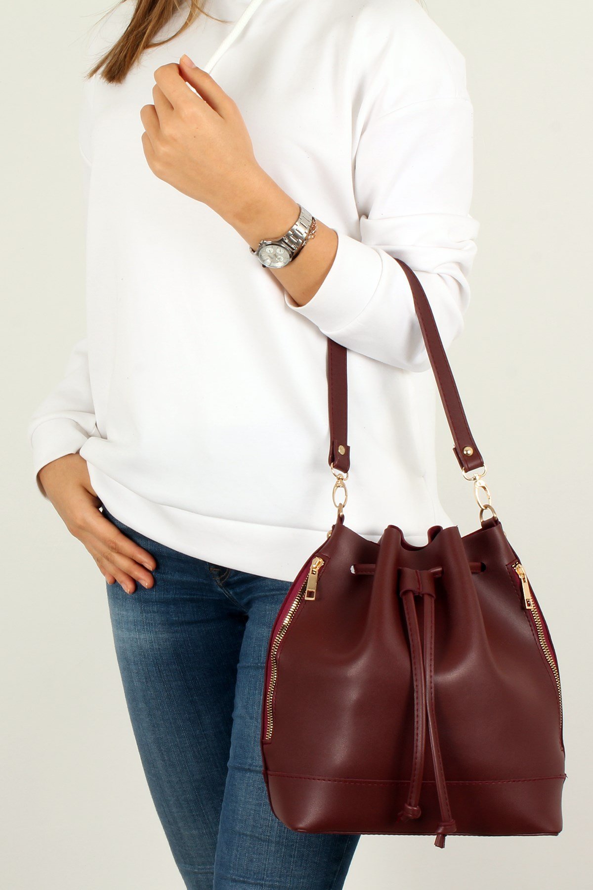 LWE20238-BRDLuwweLuwwe Bag'sLuwwe Bag's -Kadın El ve Omuz Çantası