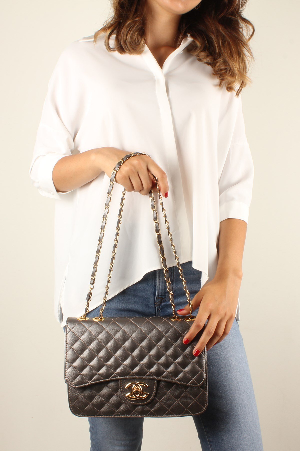 LWE20196-GriLuwweLuwwe Bag'sLuwwe Bag's -Kadın Sırt Çantası