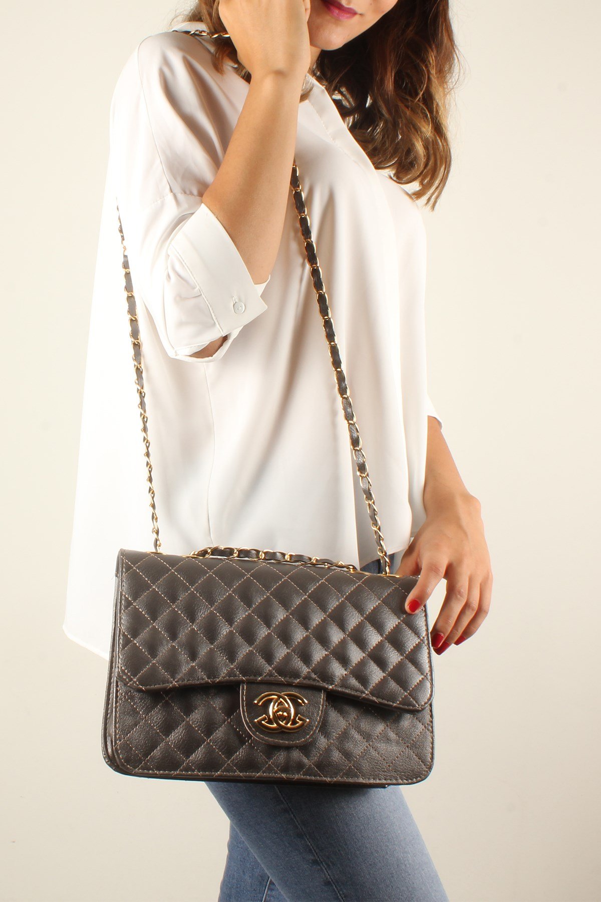 LWE20196-GriLuwweLuwwe Bag'sLuwwe Bag's -Kadın Sırt Çantası