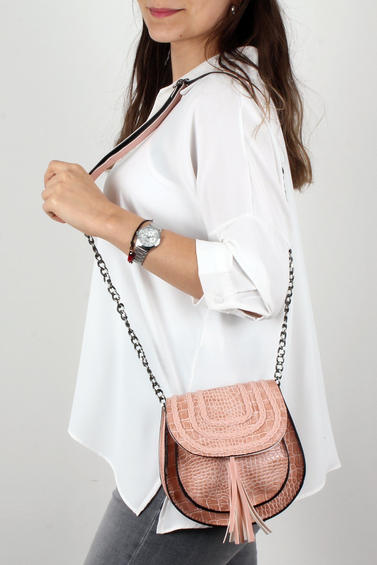 LWE20276-PdraLuwweLuwwe Bag'sPudra-Kadın Omuz Çantası (LWE20276-Pdra)