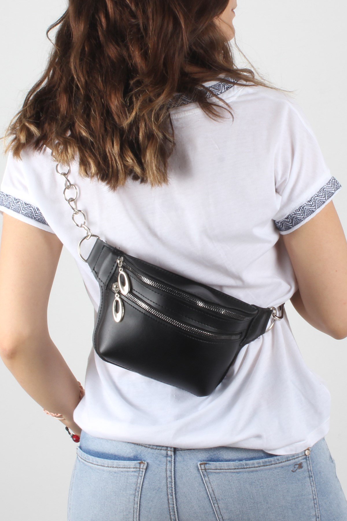 LWE20297-SLuwweLuwwe Bag'sSiyah Kadın Bel ve Göğüs Çantası (LWE20297-S)